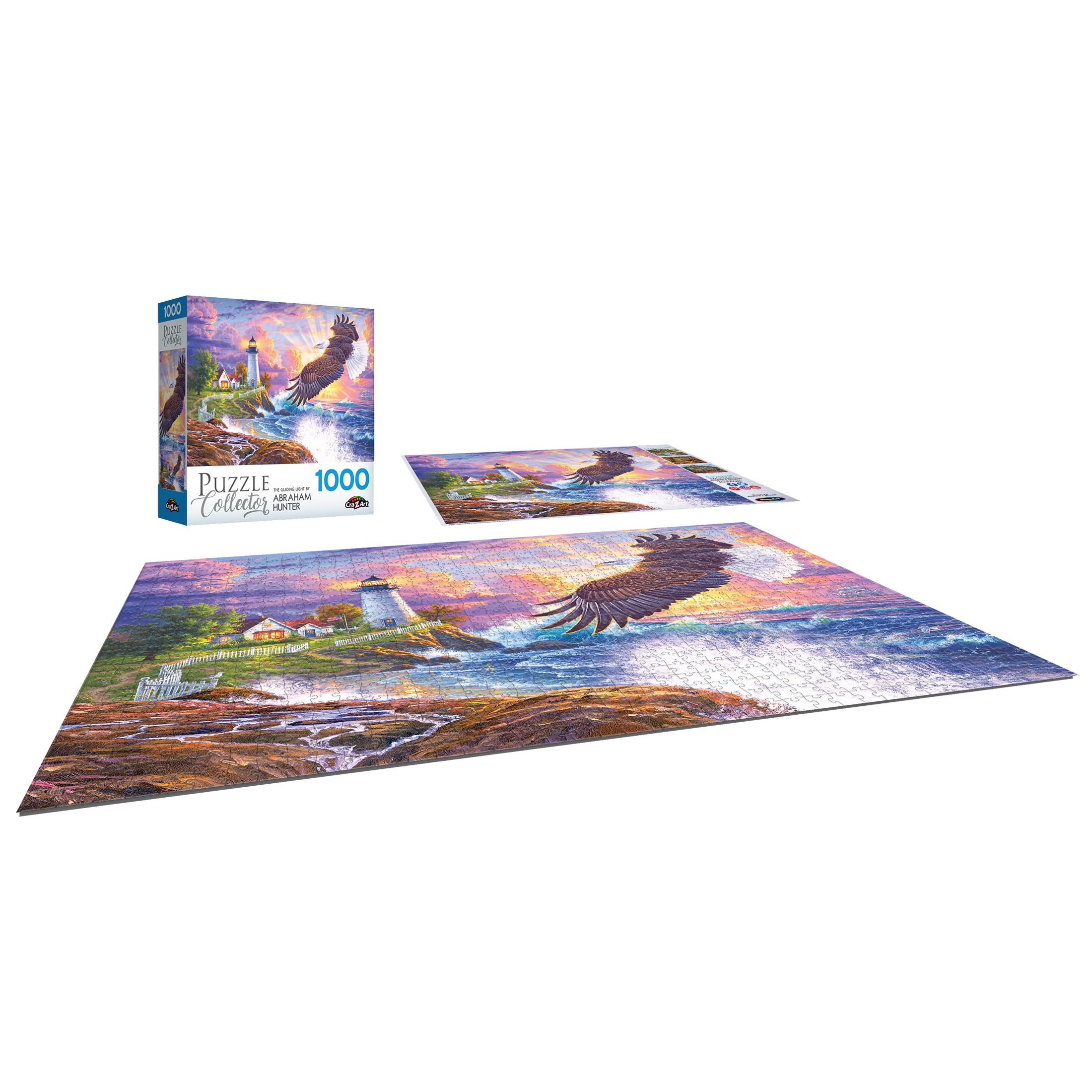 Roseart - 1000 Piece Jigsaw Puzzle for Adults - The Guiding Light - Challenging Collector's Puzzle for Family Game Night & Relaxation
