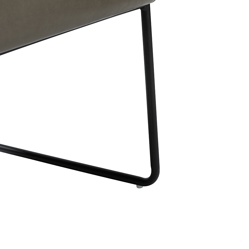 Edurne Modern Armchair with Sturdy Metal Legs - Perfect for Living Room, Office, and Lounge Areas