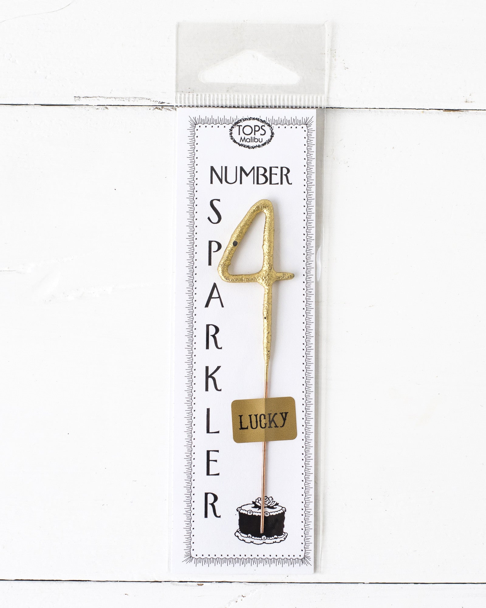 24K Gold Number Cake Topper Sparklers - Birthday Wedding Anniversary Party Decorations - Perfect for Celebrations, Photos & Special Events