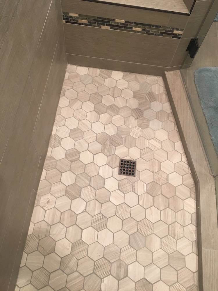 Hexagon Haisa Marble Mosaic Tile - Light Grey Natural Stone Backsplash for Kitchen & Bathroom Wall Decor