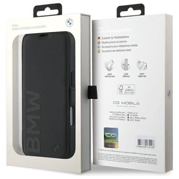 BMW Signature Genuine Leather iPhone 16 6.1