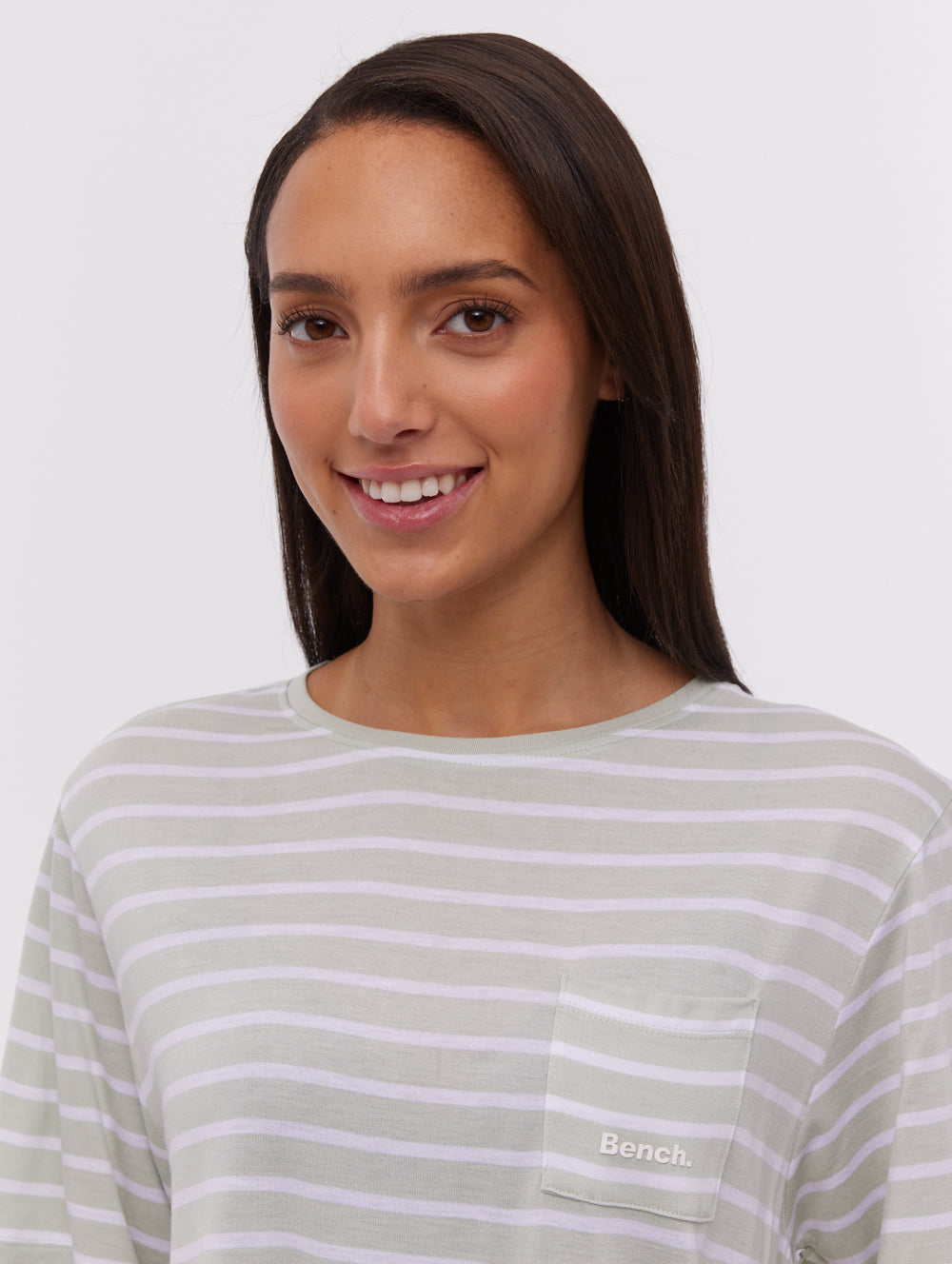 Nouria Striped Pocket T-Shirt for Men - Casual Comfort Fit Cotton Tee - Perfect for Everyday Wear, Outings & Relaxation