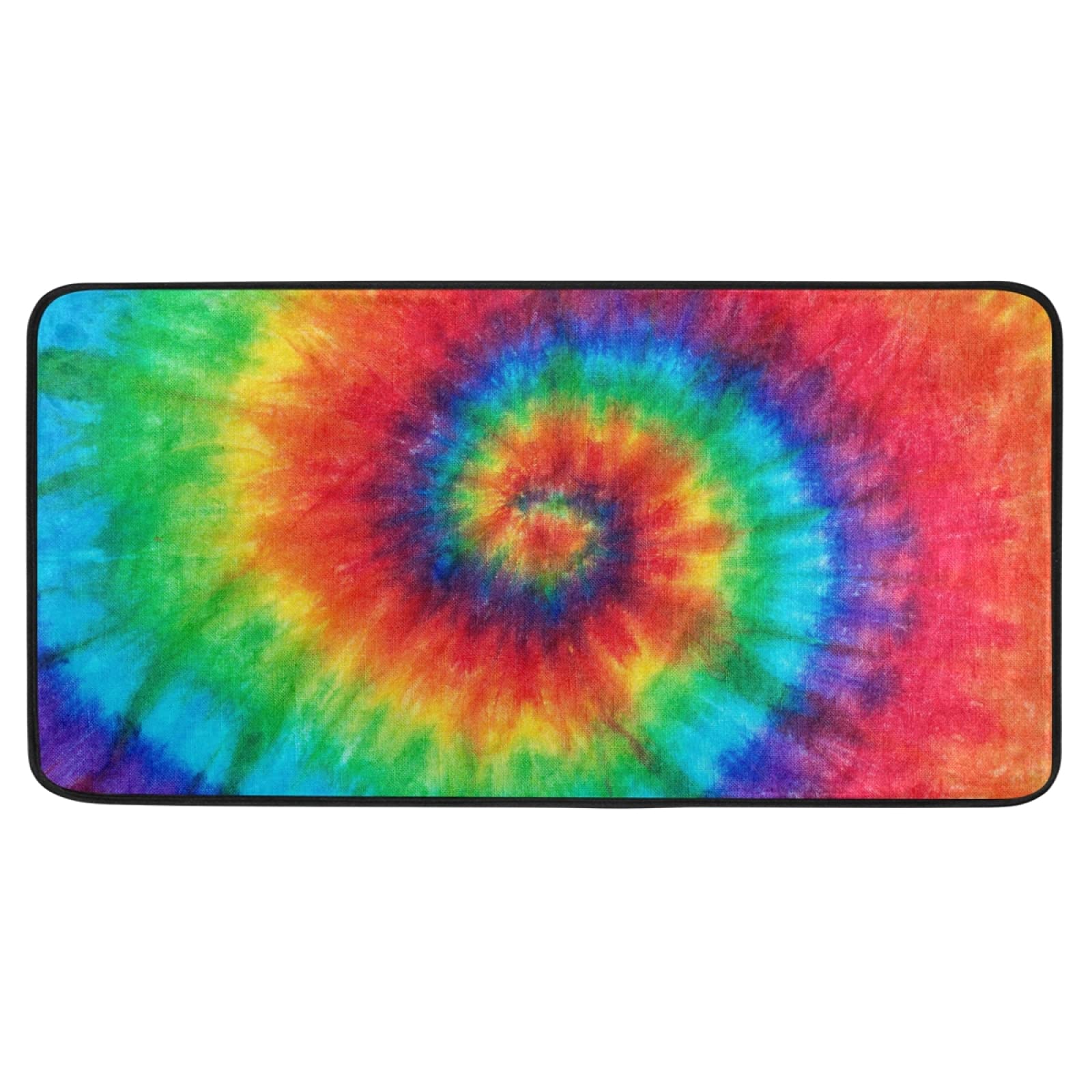Anti-Fatigue Non-Slip Kitchen Rug - Cushioned Comfort Standing Mat, Tie Dye Design, 39x20 Inch - Perfect for Kitchens, Laundry Rooms, and Standing Desks