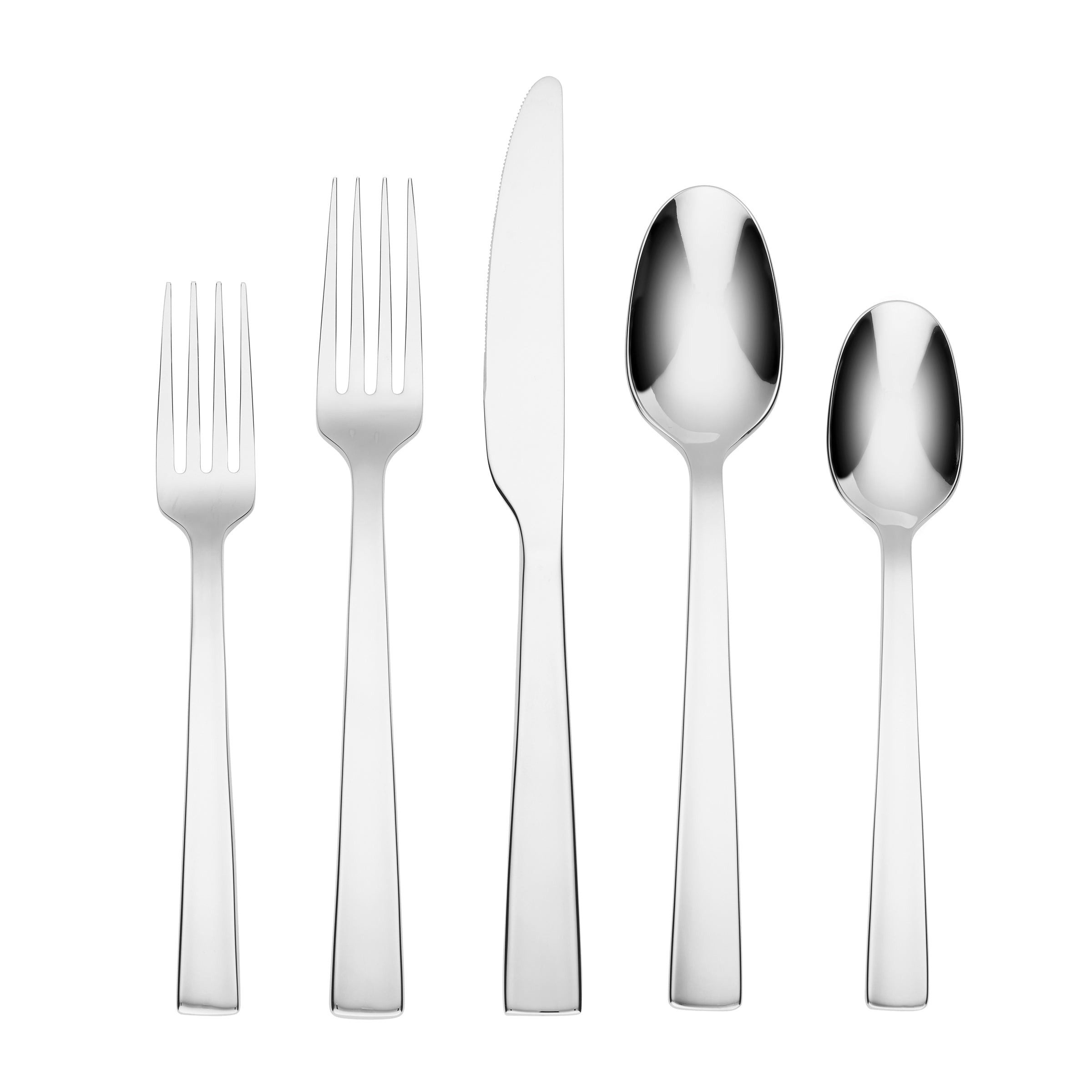 Premium Rhyme Mirror 20-Piece Stainless Steel Flatware Set - Elegant Silverware for Dining, Kitchen & Entertaining - Perfect for Dinner Parties, Weddings & Everyday Use