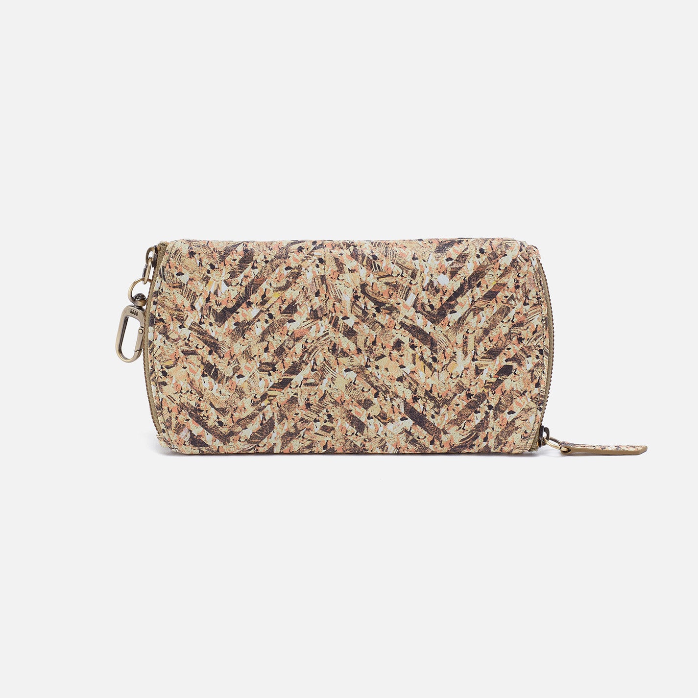 Premium Printed Leather Eyeglass Case - Neutral Mosaic Design | Durable & Stylish Glasses Holder for Travel, Work & Everyday Use