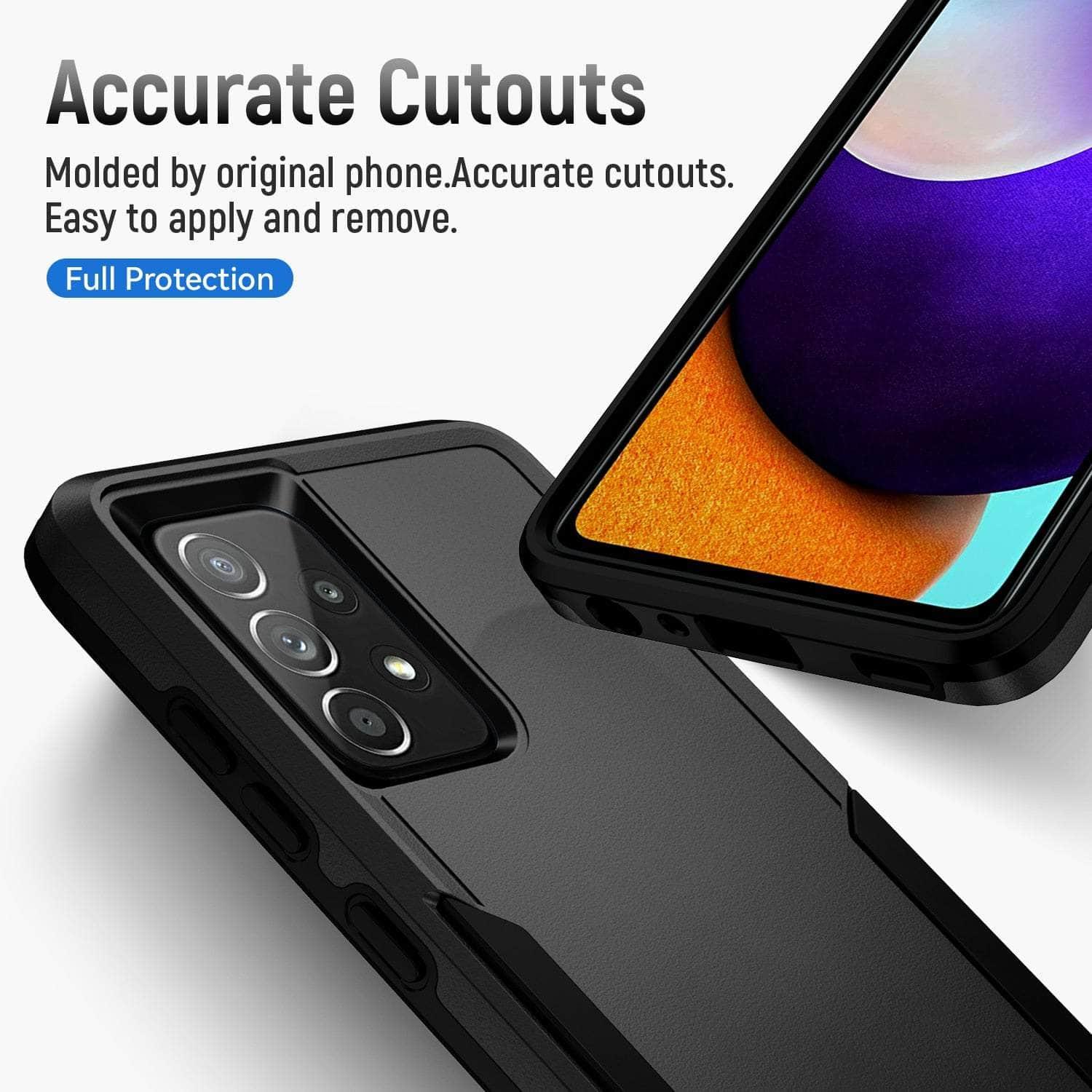 Shockproof Galaxy A33 Case with Precise Cutouts - Durable Protective Cover for Samsung Galaxy A33 - Perfect for Outdoor Activities, Travel & Daily Use