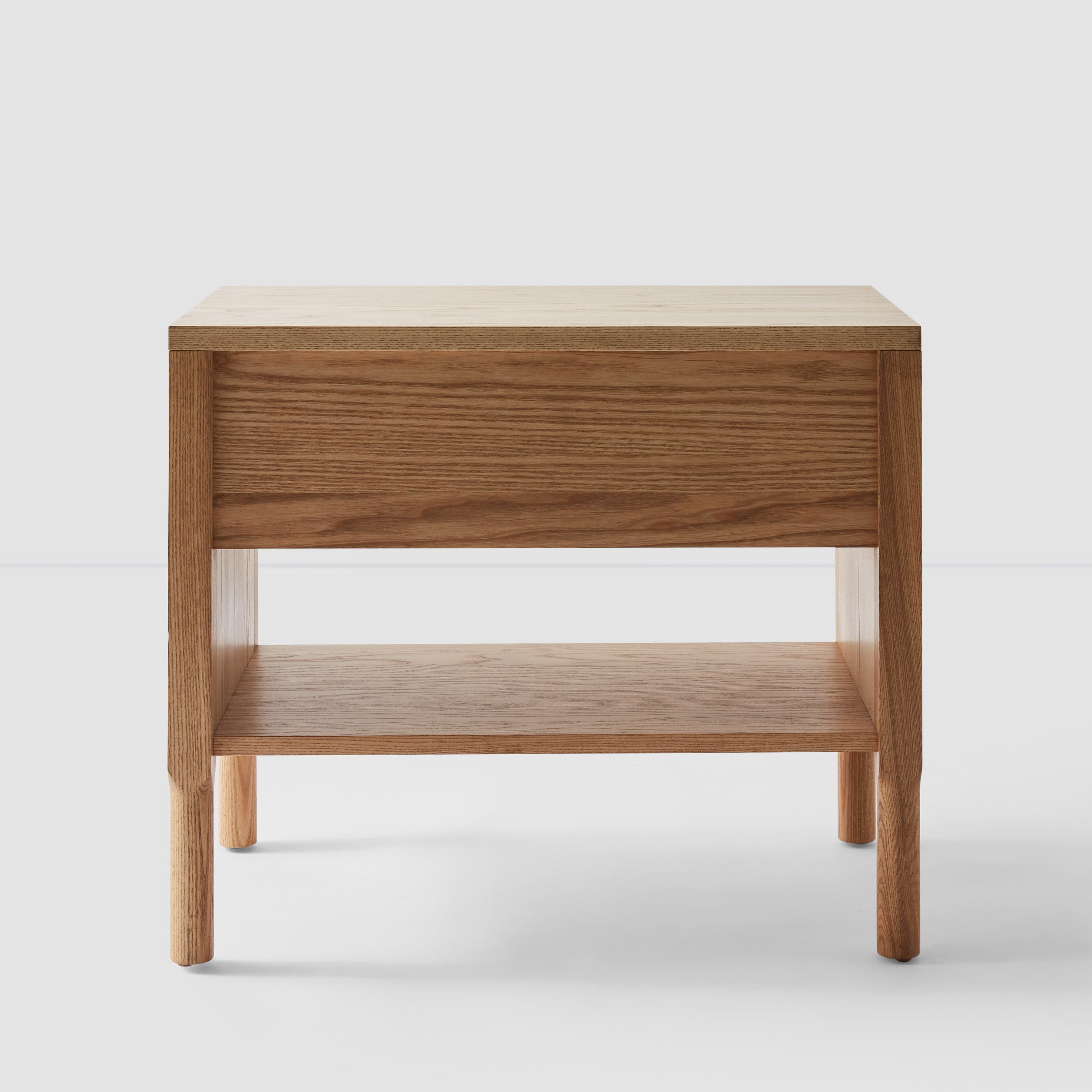 Stylish Avon Nightstand with Drawer - Modern Bedside Table for Bedroom, Living Room, or Office - Perfect for Storage and Decor