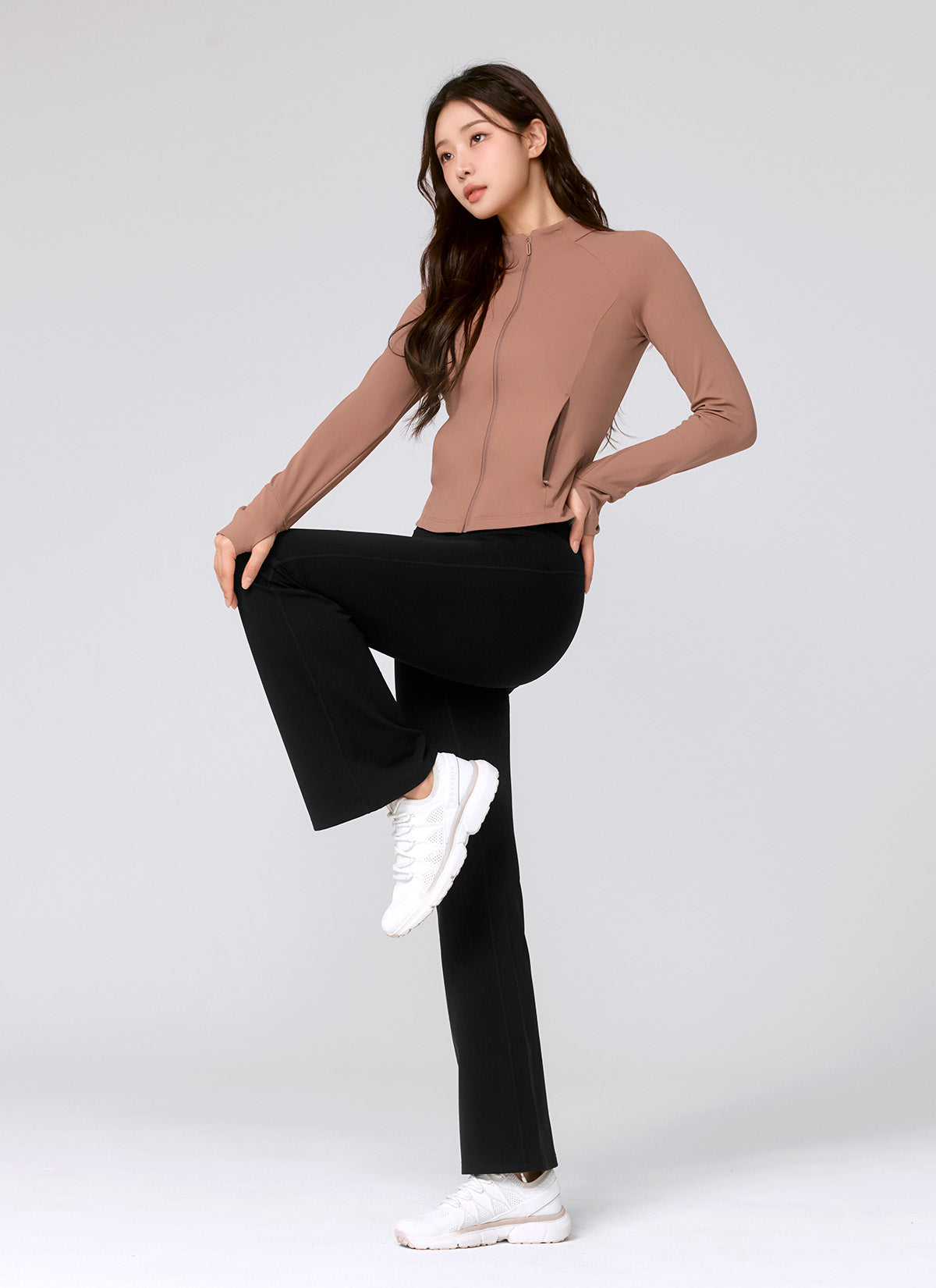 Black Label Signature Power Rise Fleece Bootcut Pants for Women - Warm Winter Lounge Pants with Stretchy Comfort - Perfect for Yoga, Running Errands & Cozy Home Wear