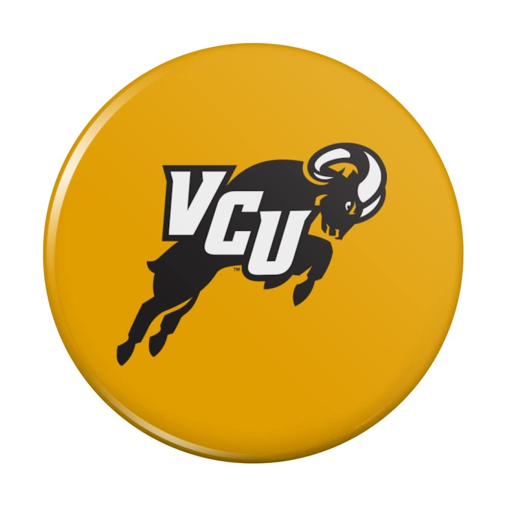 Virginia Commonwealth University VCU Secondary Kitchen Refrigerator Locker Button Magnet - Perfect for Dorm Rooms, Offices & Home Decor