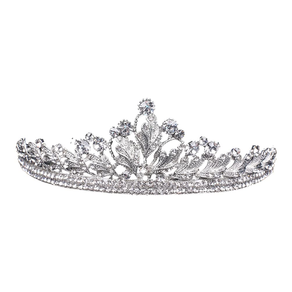 Elegant Wedding Tiara Crown for Bride - Alloy Bridal Headpiece Hair Accessories for Prom, Bridal Shower & Special Occasions | Perfect for Weddings, Parties & Formal Events