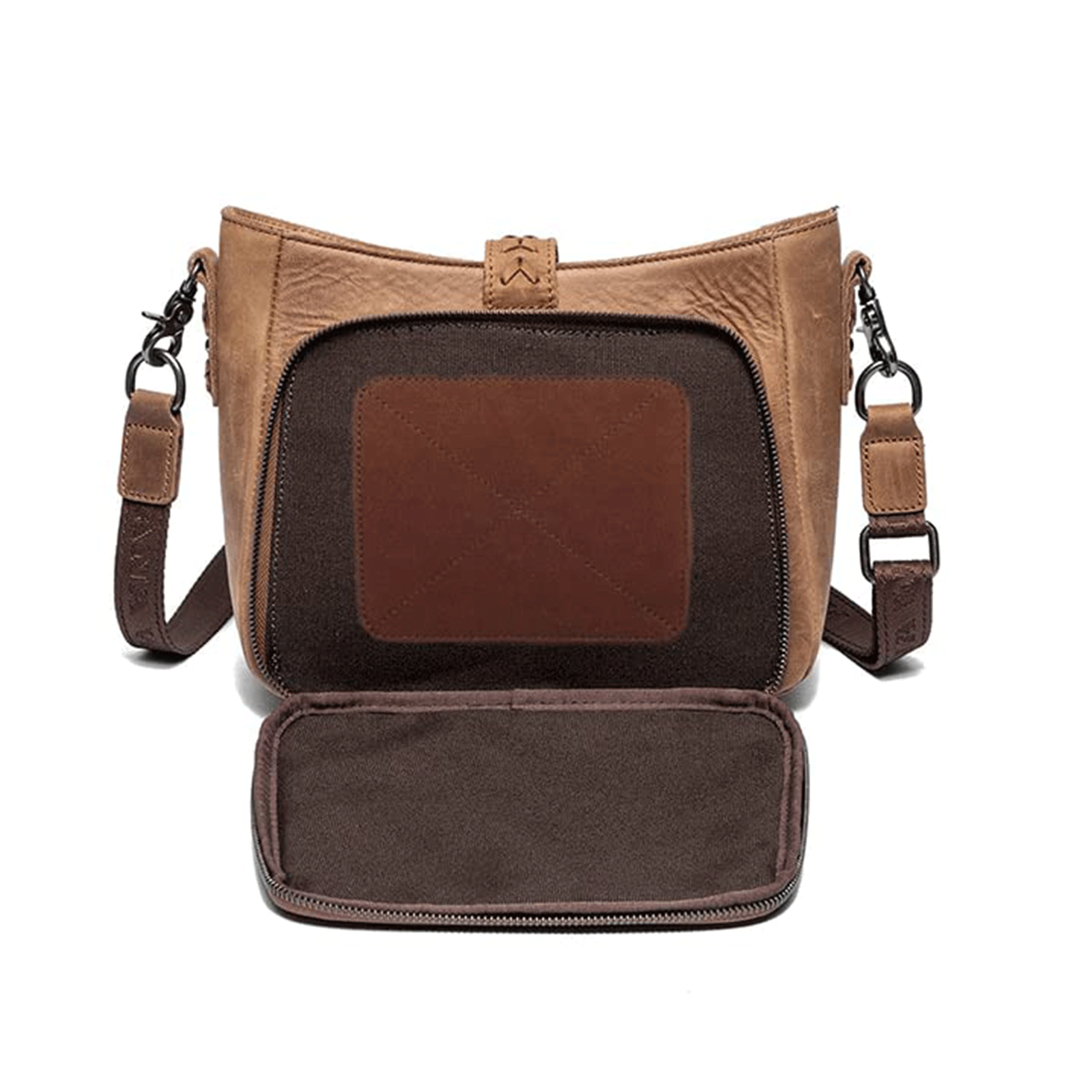 Montana West G001 Genuine Leather Concealed Carry Hobo Crossbody Purse - Stylish & Functional Handbag for Women, Perfect for Everyday Use, Travel, and Outdoor Activities