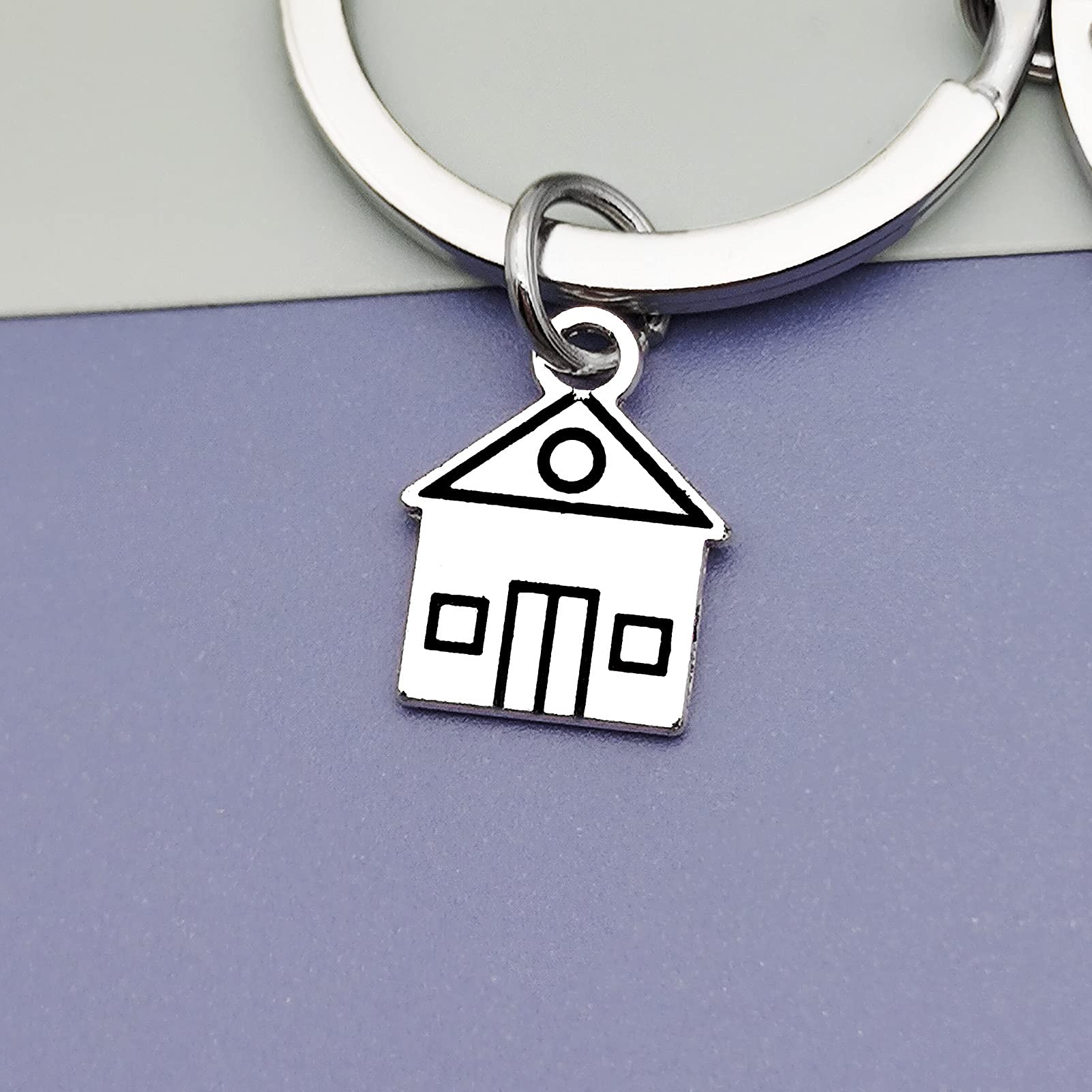 Funny Housewarming Keychain Gift for New Home Owners - Unique First Home Keepsake, New Neighbor & Family Moving-In Present - Perfect for Housewarming Parties, New Home Celebrations & Welcome Gifts