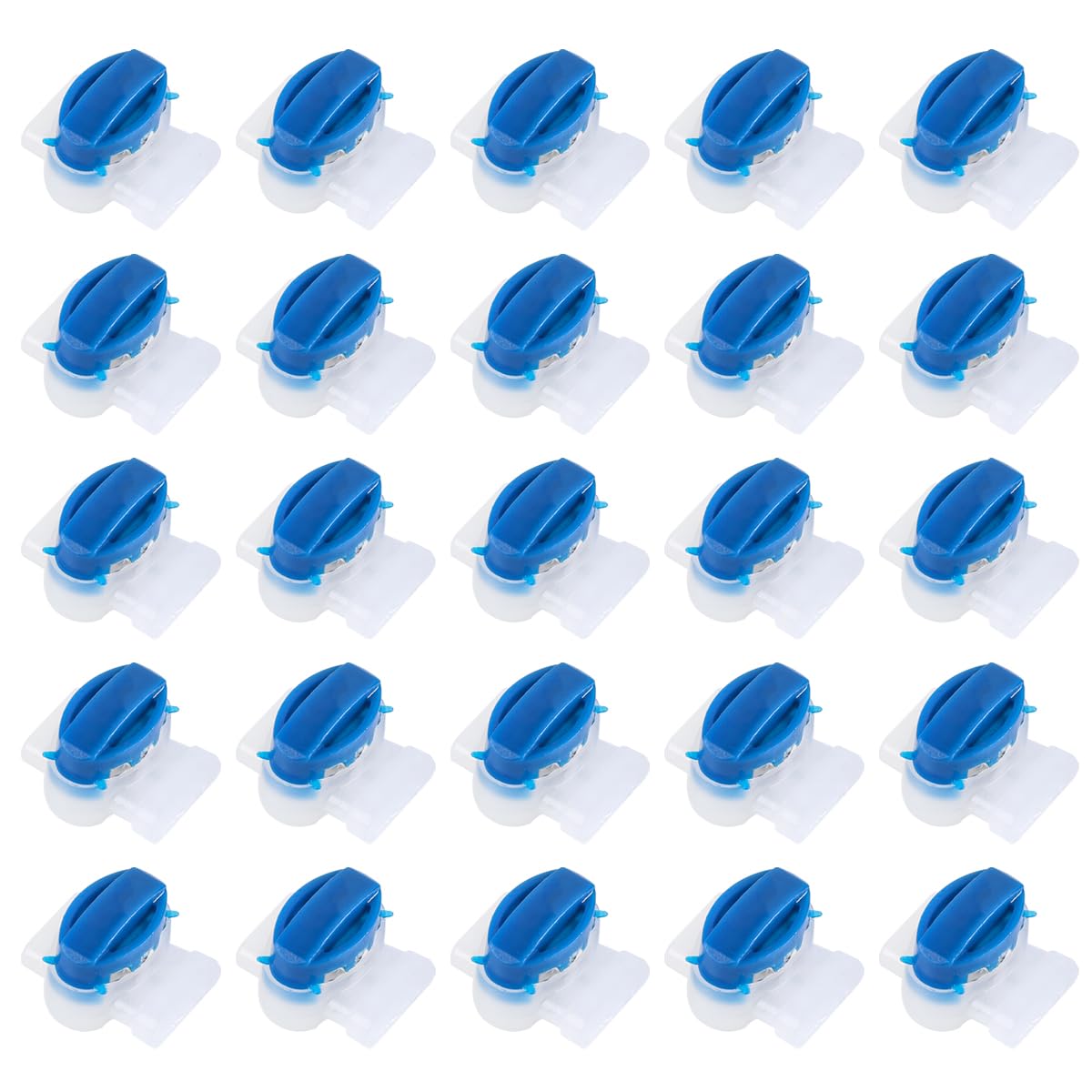 50 Pcs 314-BOX Self-Stripping Wire Connectors - 3 Wire Pigtail Connectors for Robotic Lawn Mowers, Irrigation Systems & Electrical Applications - Secure & Easy-to-Use Electrical Terminals for DIY Projects & Home Wiring