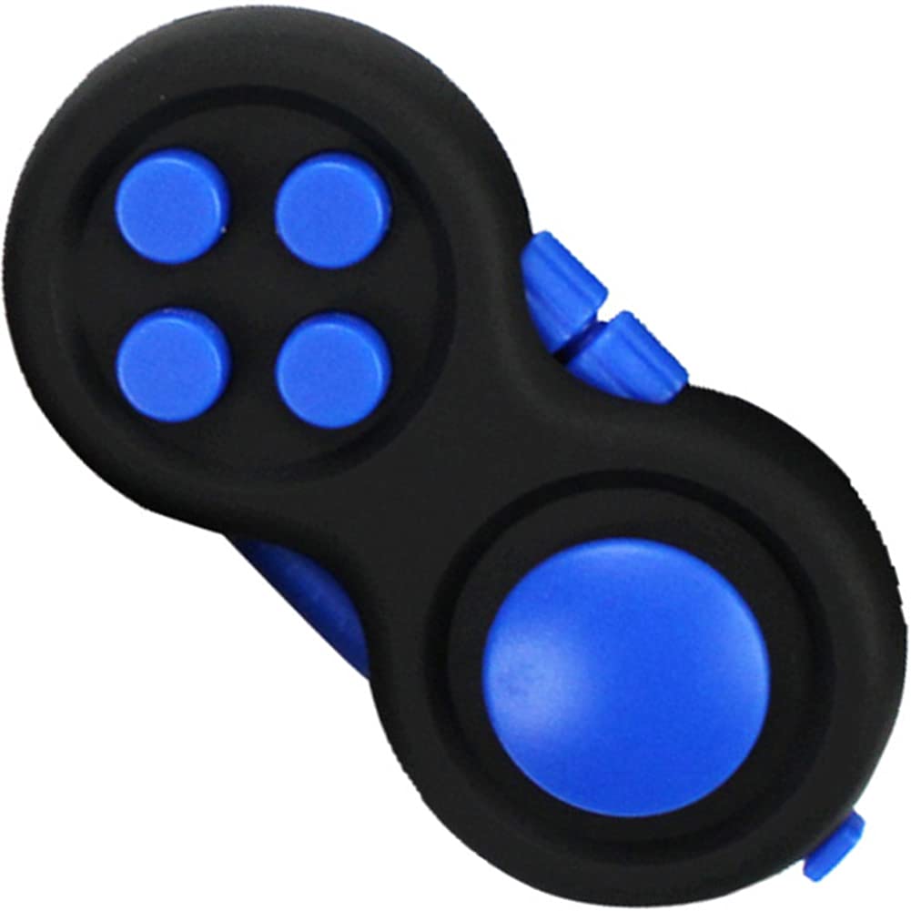 Anti-Stress Hand Puzzle Pad - Squeeze & Fidget Sensory Toy for Adults & Kids - Blue Relaxation Therapy for Anxiety Relief - Perfect for Office, Classroom, and Travel Stress Relief