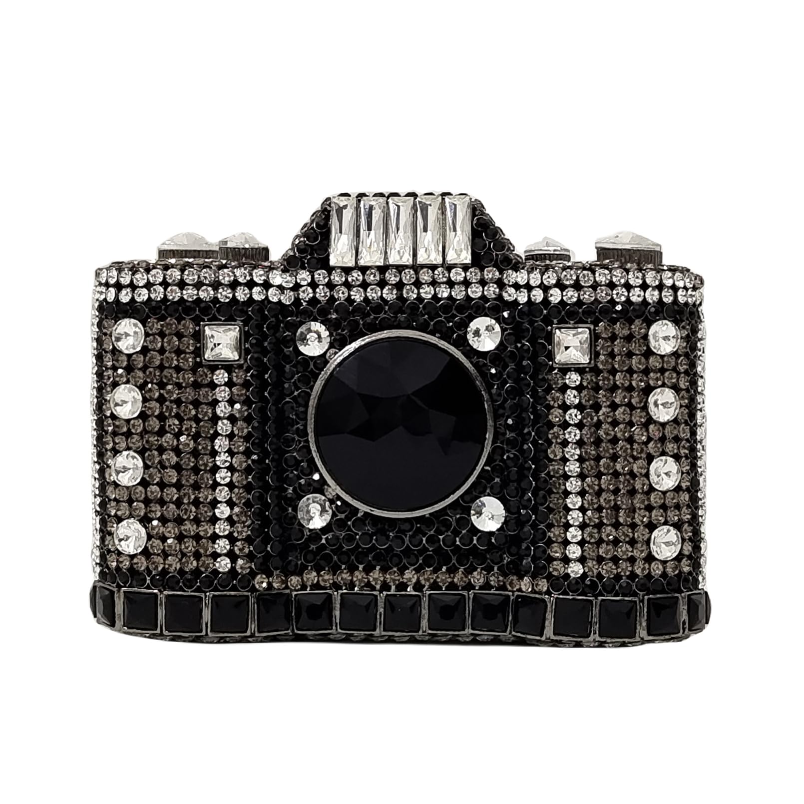 Crystal Clutch Purse - Cute Camera Shaped Mini Rhinestone Evening Bag for Women, Wedding Party Handbag | Elegant Accessory for Prom, Date Night & Special Occasions