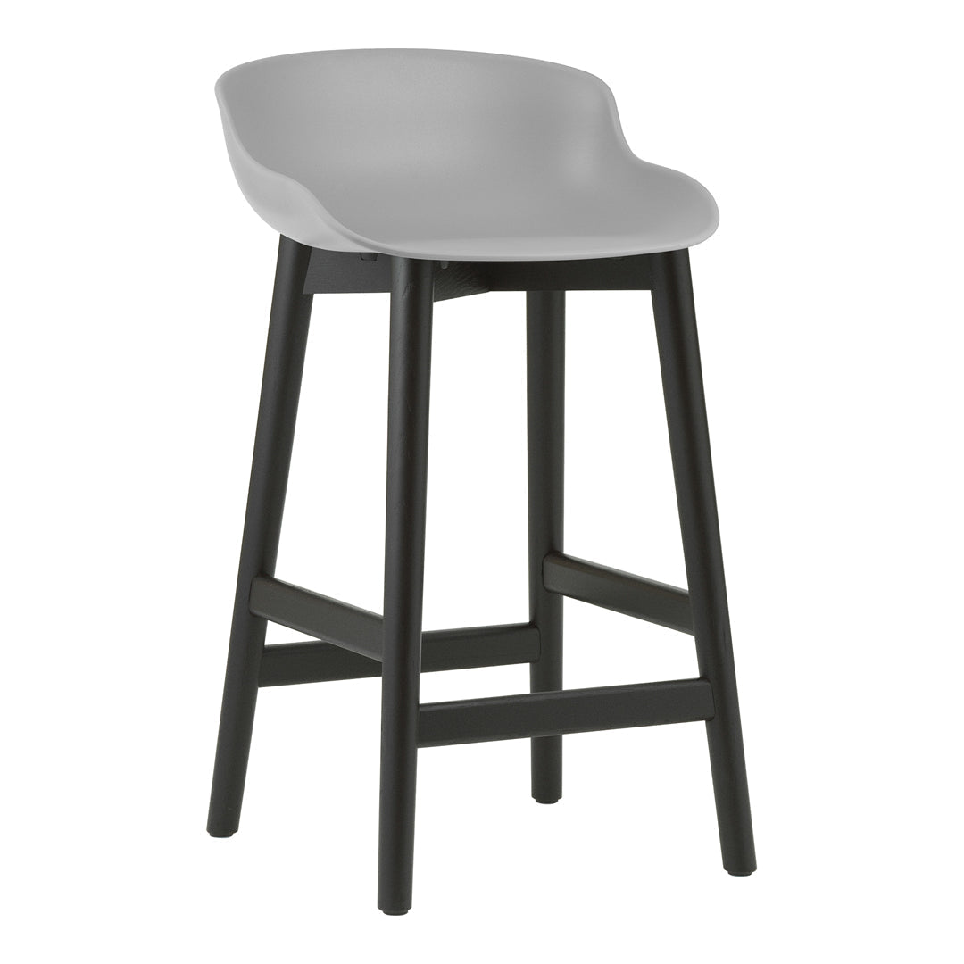 Modern Hyg Counter Stool with Wood Base - Perfect for Kitchen Islands, Bars & Small Spaces