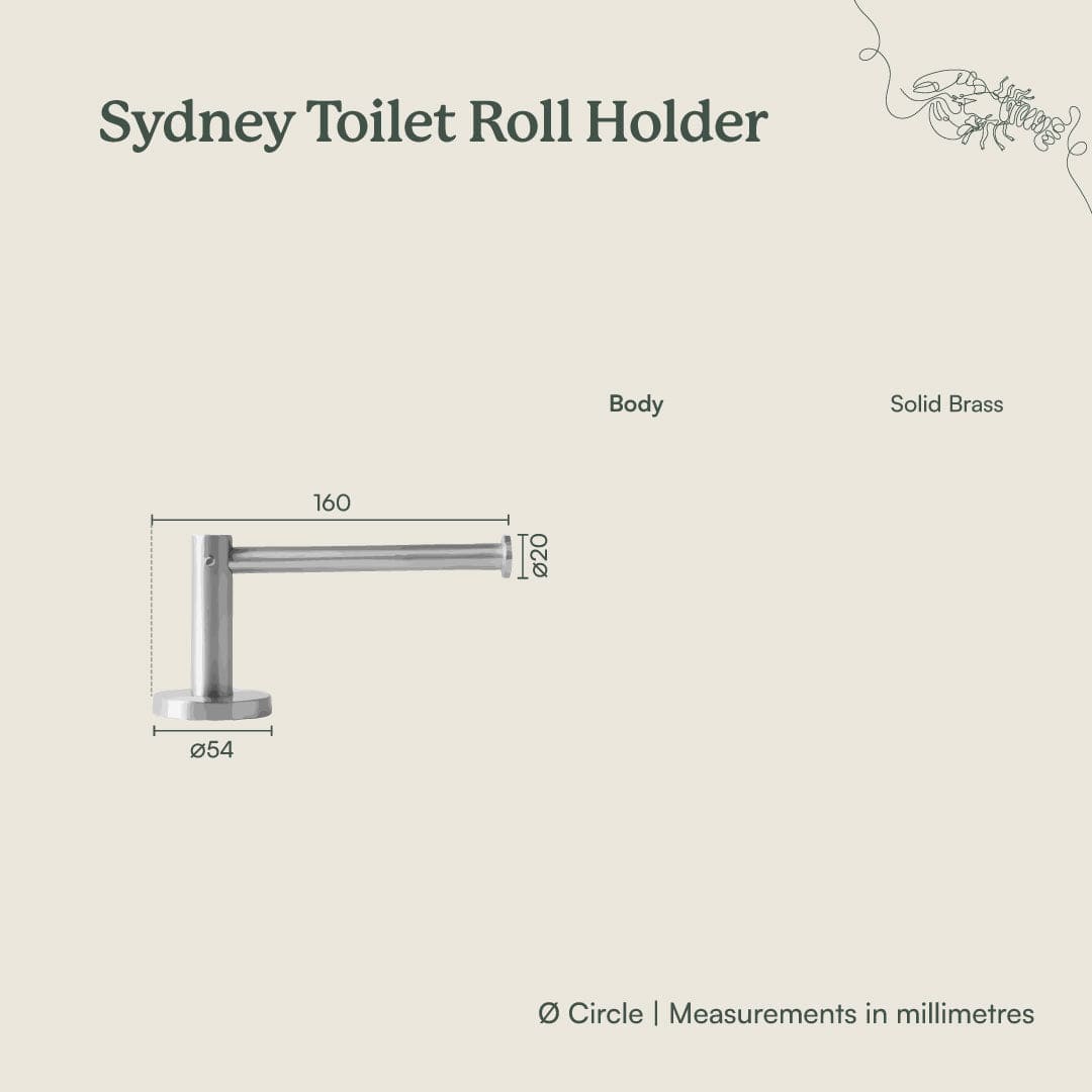 Premium Chrome Toilet Paper Holder - Modern Bathroom Tissue Roll Stand for Home & Office - Wall Mounted or Freestanding Design for Easy Access