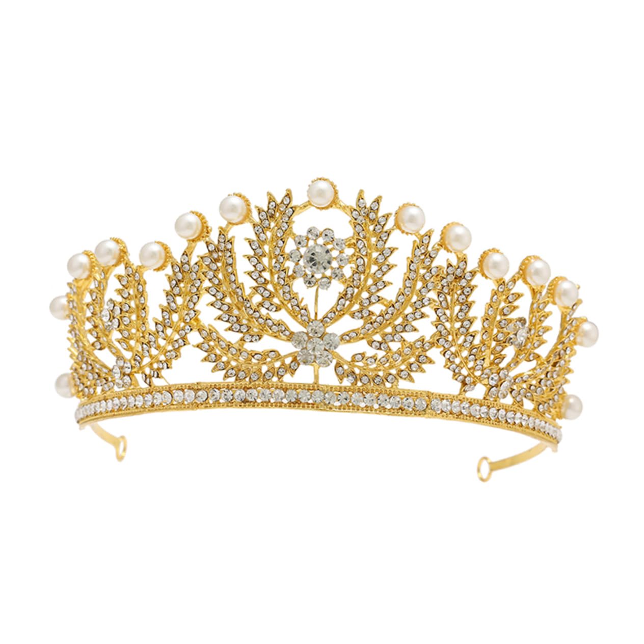 SOIMISS Baroque Bridal Tiara Crown for Women - Vintage Wedding Headpiece, Bride Hair Accessories for Bridal Party, Prom & Special Occasions