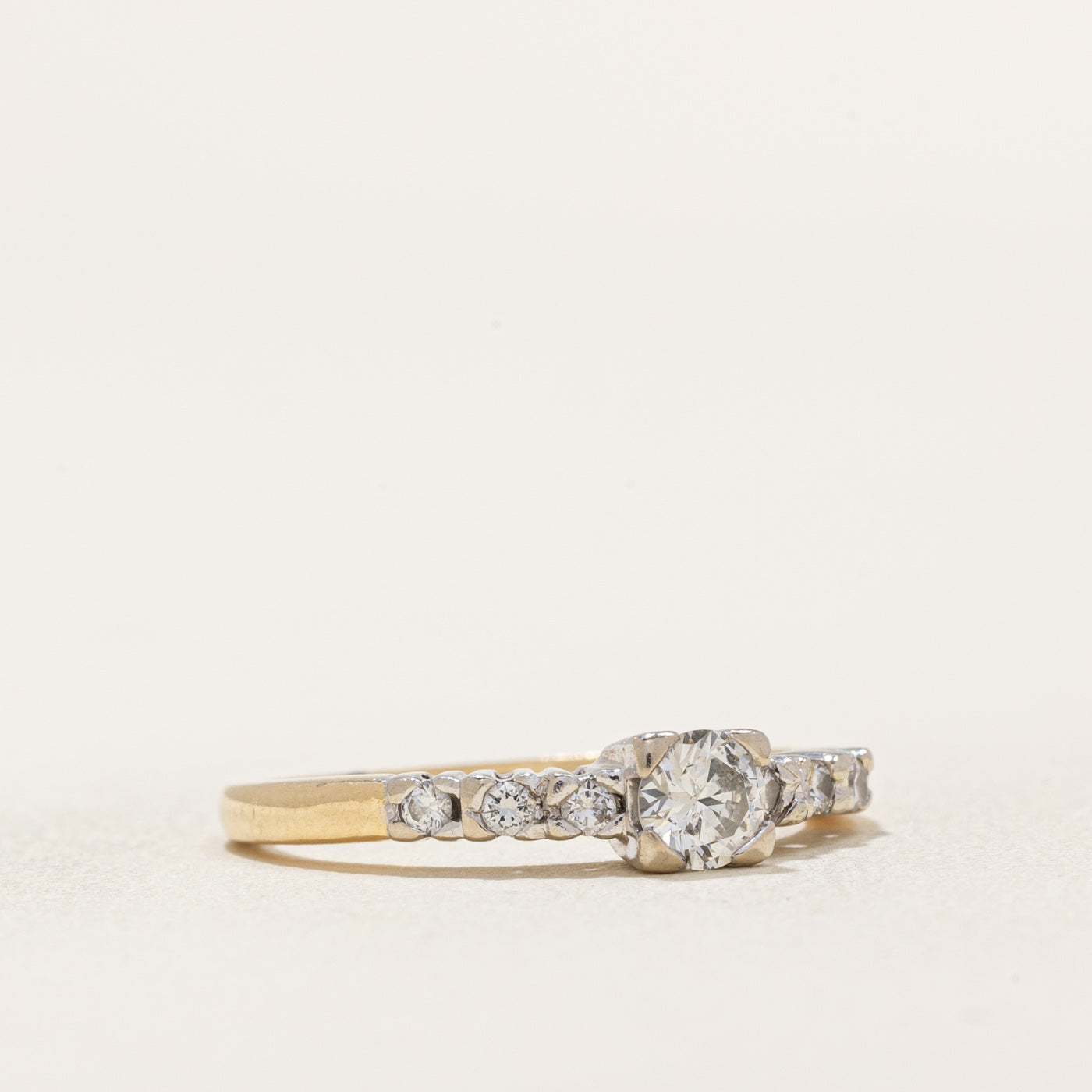 0.35ctw Diamond Engagement Ring - Size 4.75 | Solitaire Wedding Band for Her | Perfect Proposal Gift & Anniversary Jewelry