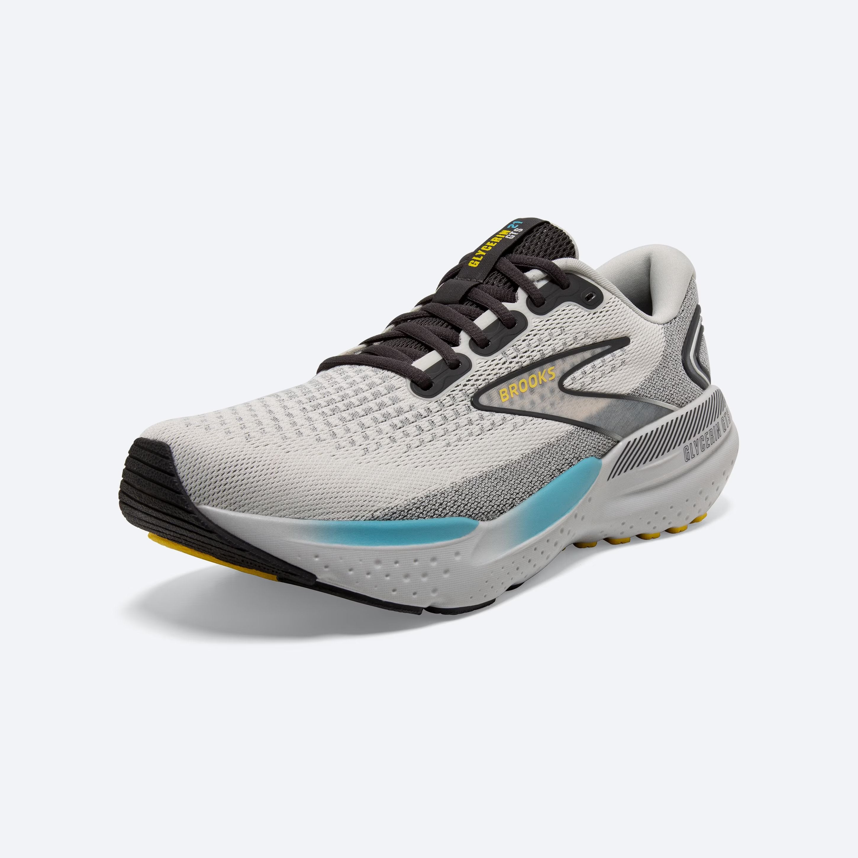 Brooks Glycerin GTS 21 Men's Running Shoes - Premium Cushioned Support for Road Running, Jogging & Training - Lightweight Stability Sneakers for Marathon & Daily Workouts