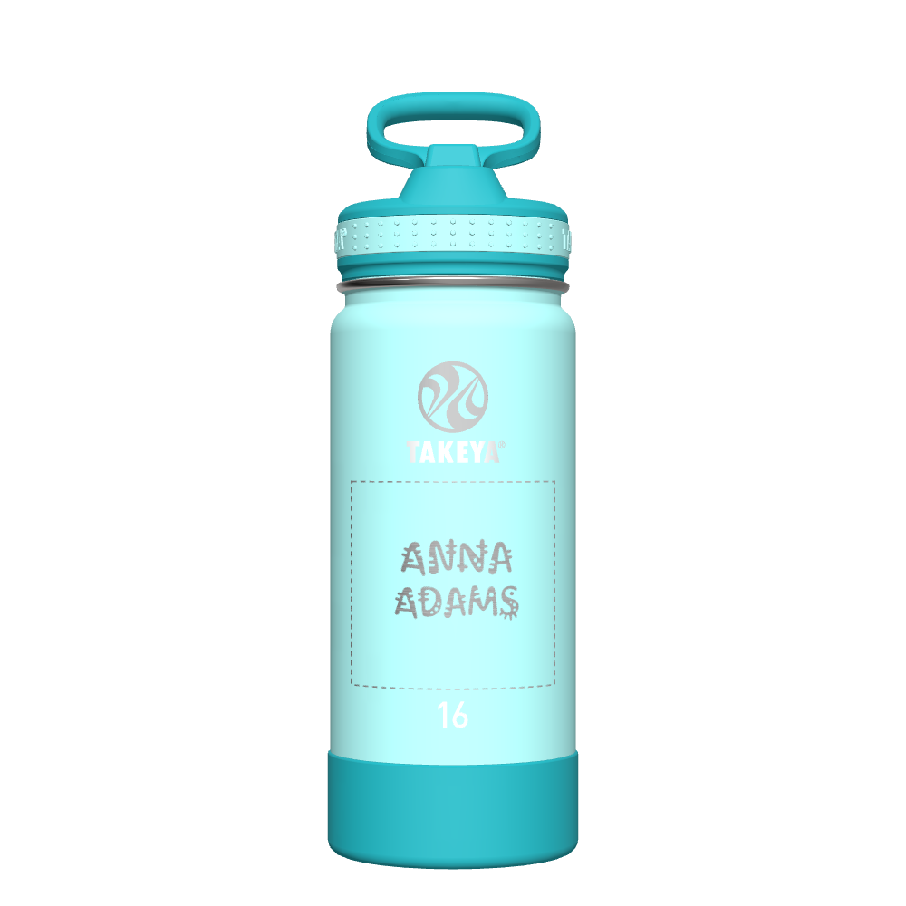 Customized Active Kids Water Bottle with Straw Lid - Leakproof & BPA Free - Perfect for School, Sports & Outdoor Activities
