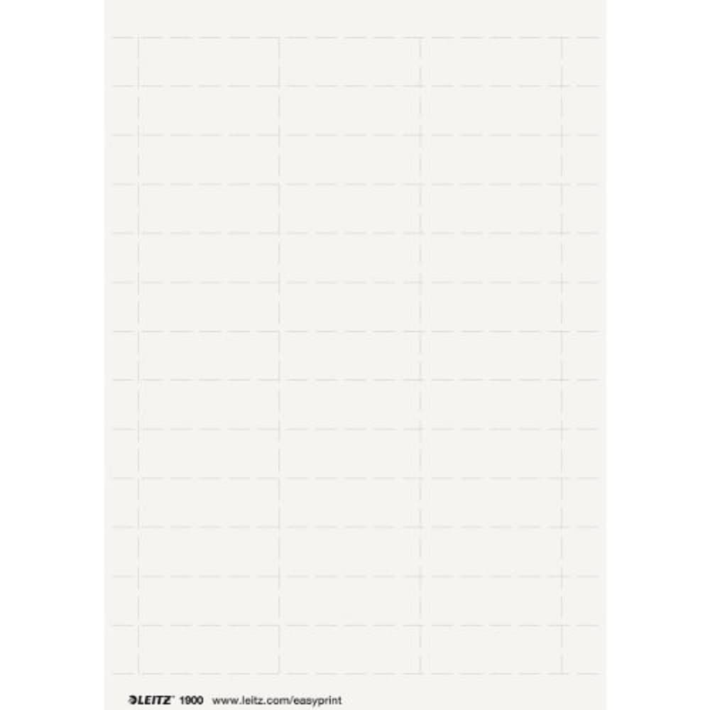 Esselte Leitz 19000001 Blank White Labels for PC Printing - 975-Pack | Perfect for Office Organization, File Labeling & Mailing