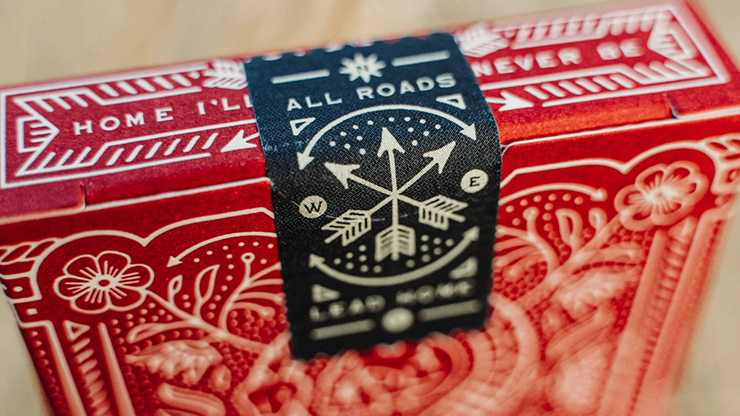 Premium Red Drifters Playing Cards - Waterproof & Durable Poker Deck for Magic Tricks, Card Games, and Collectibles - Perfect for Parties, Travel, and Gifts