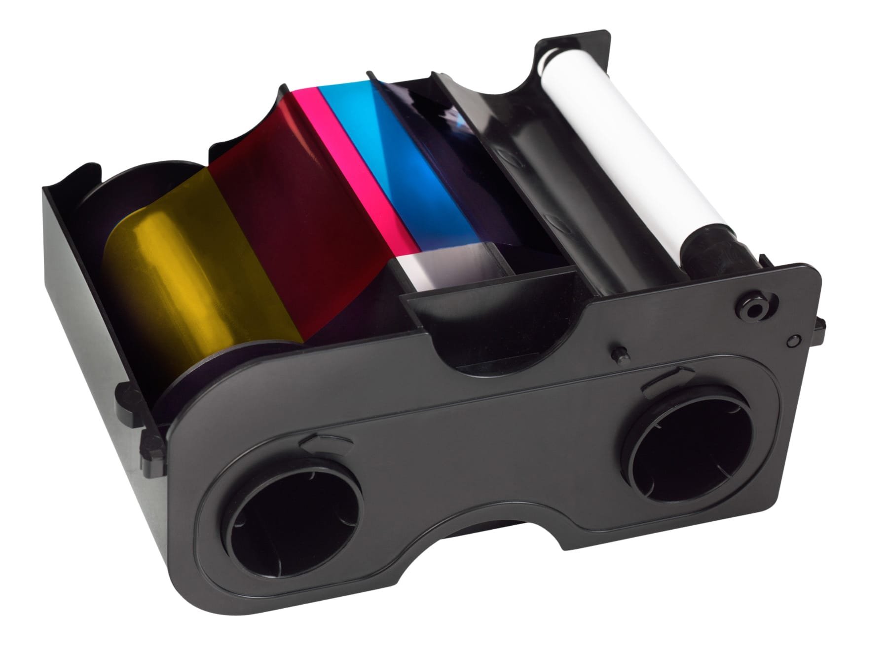 45000 3-Pack Fargo DTC1000 Ribbon Cartridge with Cleaning Roller - YMCKO Color for ID Card Printers | Perfect for Office Security, Event Badges & Membership Cards