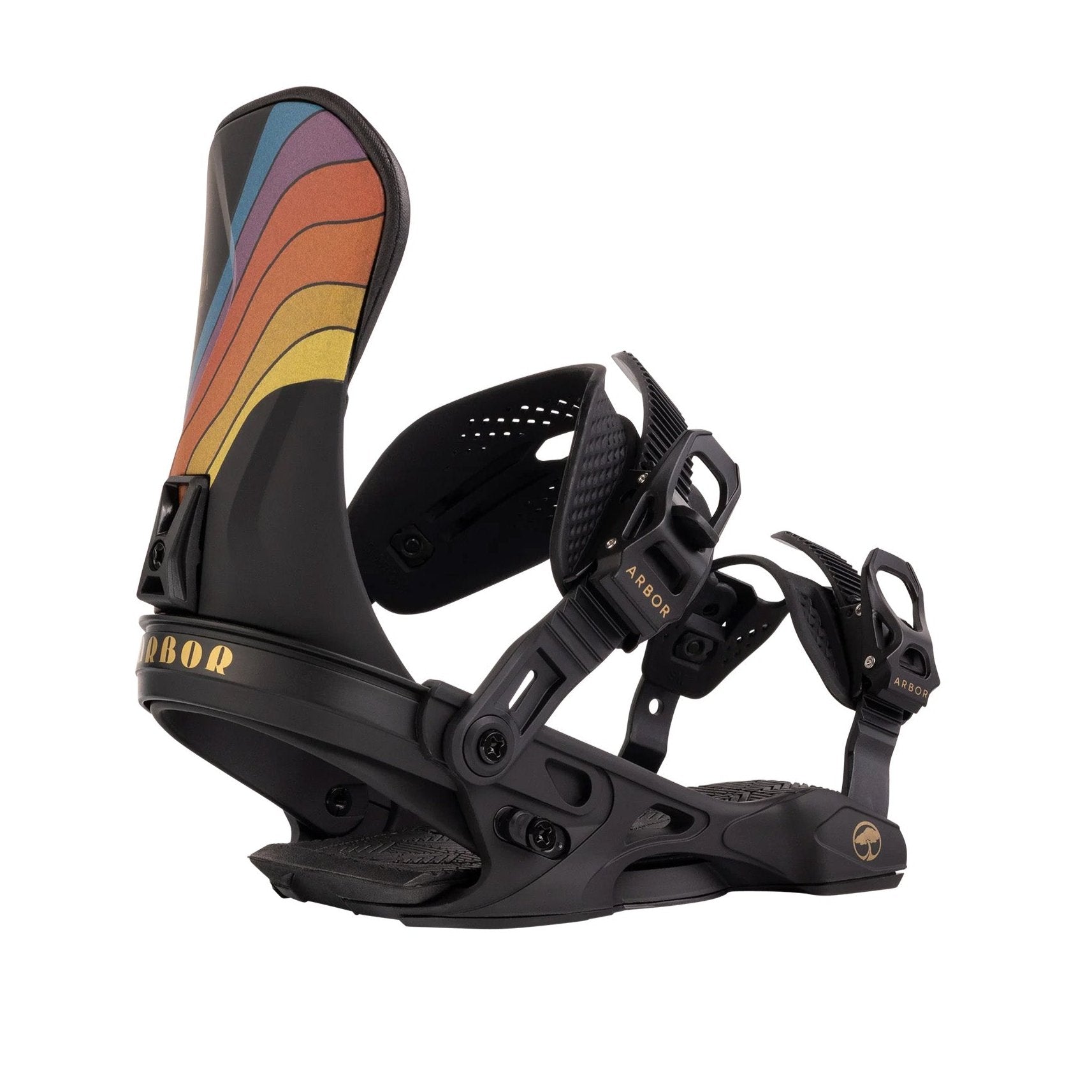 Arbor Women's Sequoia Hillary Jane Snowboard Bindings 2025 - Lightweight & Responsive for All-Mountain Riding - Perfect for Freestyle, Powder & Park Performance