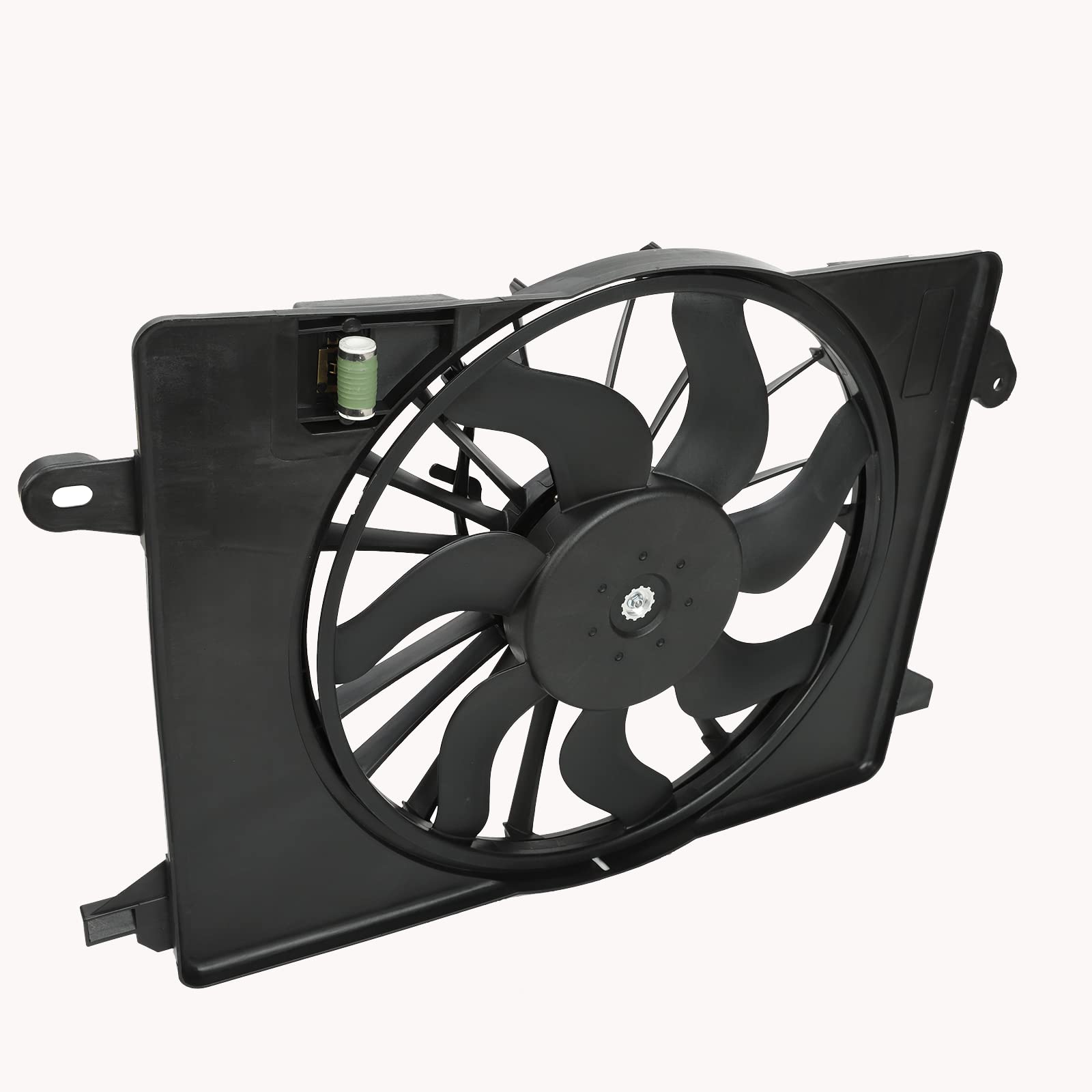 12V AC Radiator Cooling Fan - 7 Blade Push/Pull Type Compatible with Dodge Charger & Challenger (Fits Models: 300 CH3115169, #68050129AA, CH3115169Q, CR67014A) - Perfect for Engine Cooling & Overheating Prevention