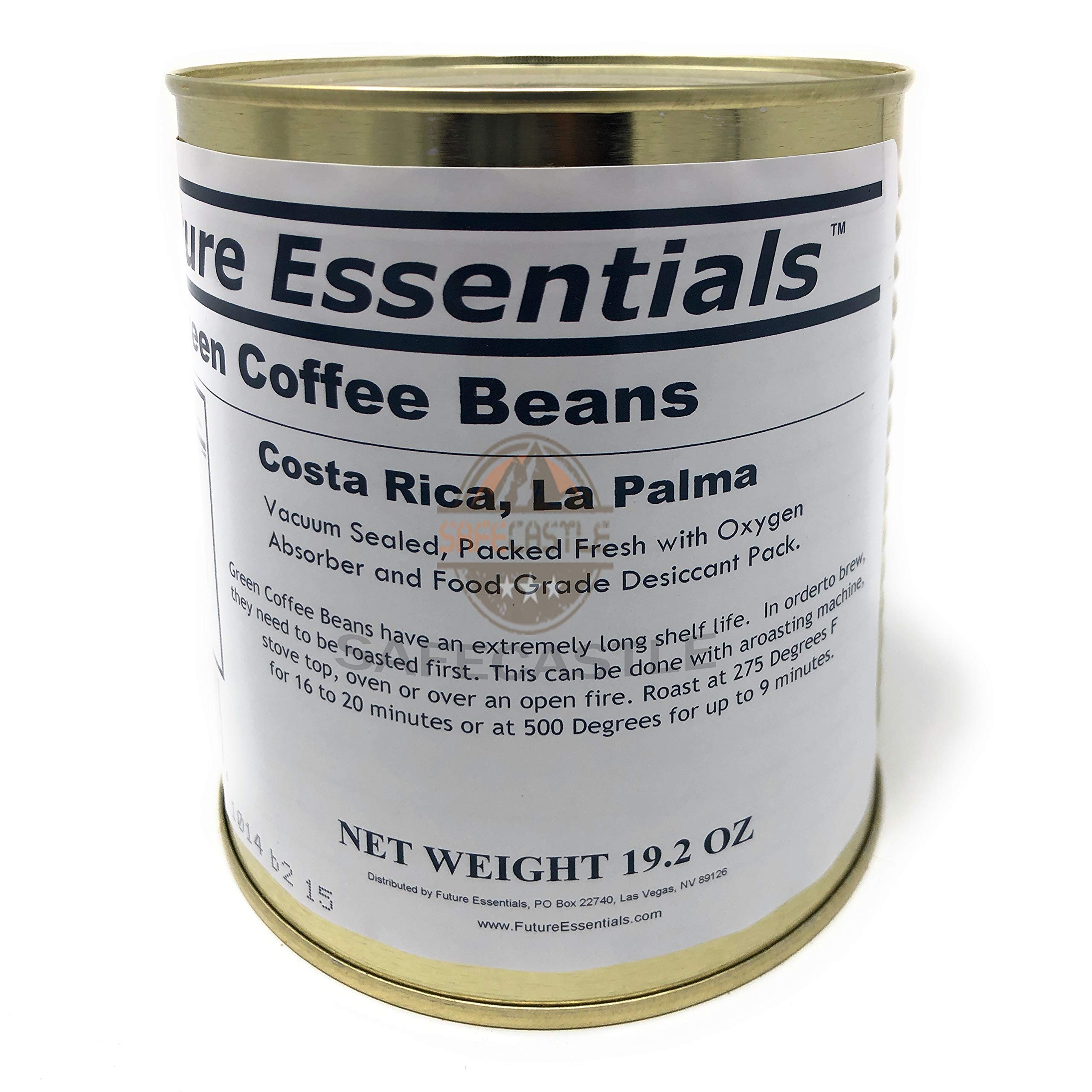 Premium Costa Rican La Palma Green Coffee Beans - Non-Roasted, 12 Cans (19.2oz Each) | Silky Body & Fresh Taste | Perfect for Home Brewing, Cold Brew & Gifts