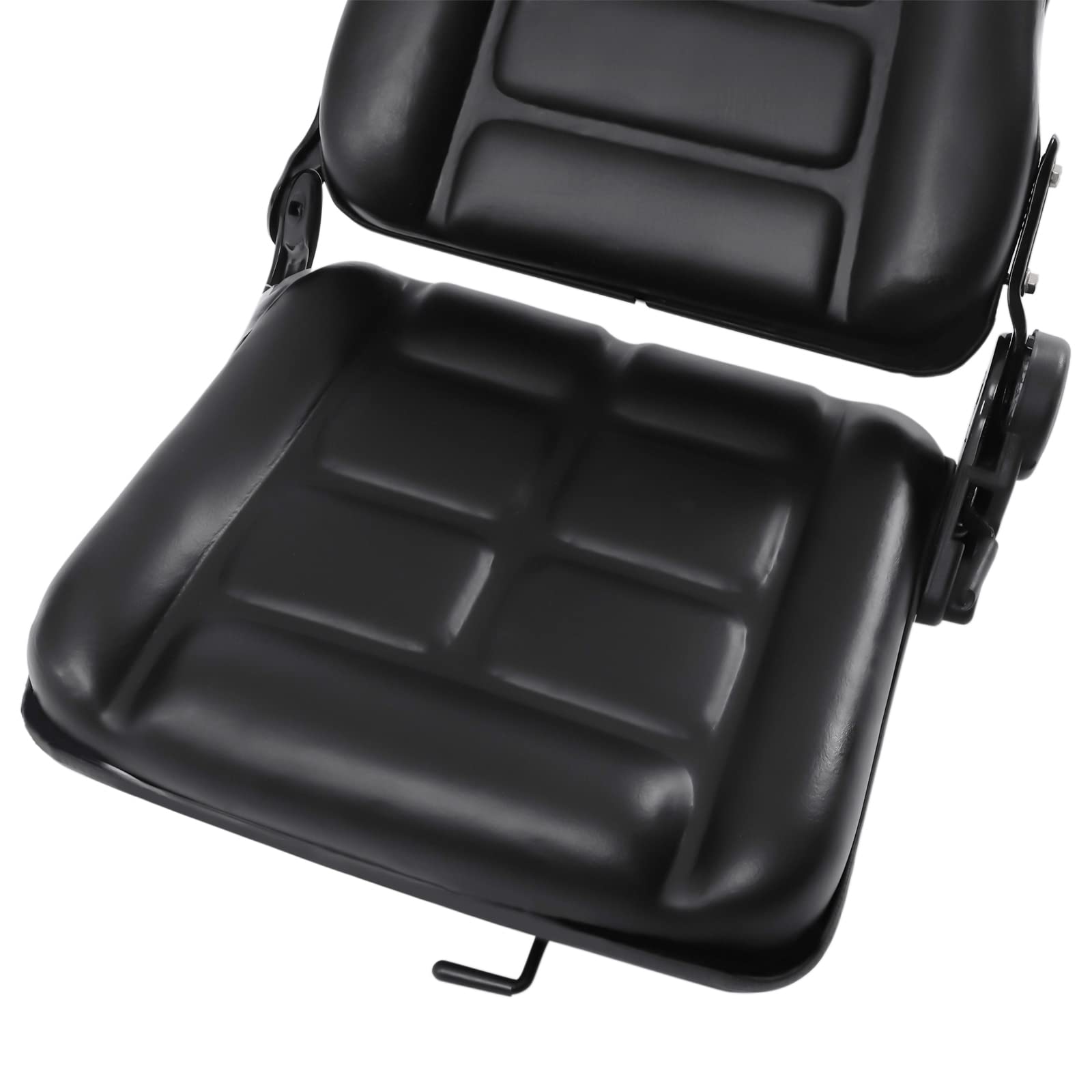 Universal Forklift Seat - Heavy Duty Suspension Tractor Seat Replacement with Adjustable Backrest (35°-175°) - Perfect for Forklifts, Tractors, Lawn Mowers & Industrial Equipment