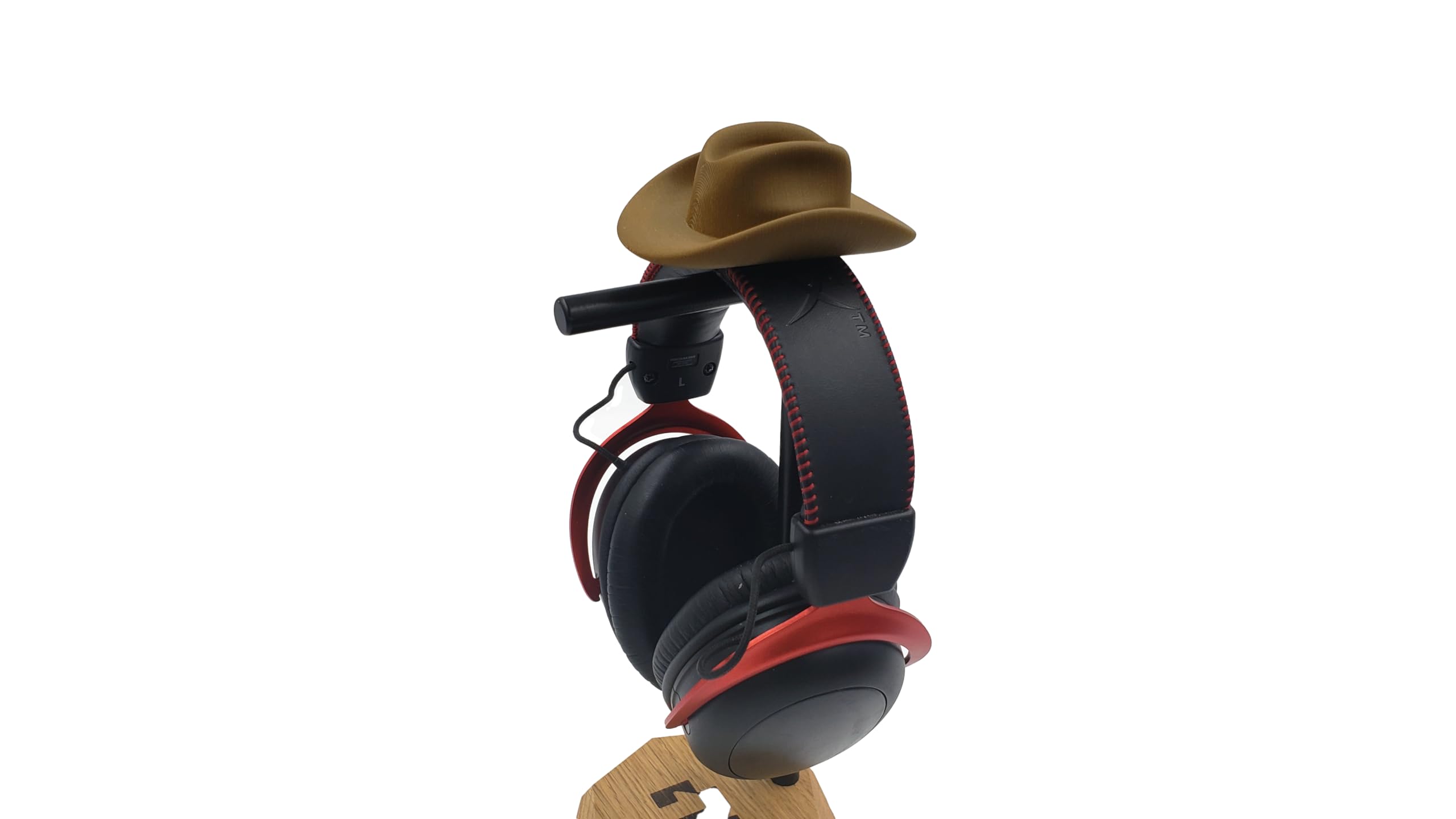 Wireless Headset Cowboy Hat Attachment - Gaming & Streaming Accessory for Cosplay, Live Streamers (Small, Copper) | Perfect for Twitch, YouTube & TikTok Streamers