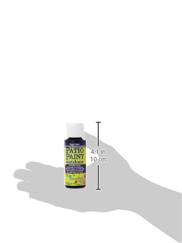 DecoArt Patio Paint 2-Ounce Pansy Purple Acrylic Paint - Outdoor & Indoor Use for Furniture, Pots, and DIY Crafts
