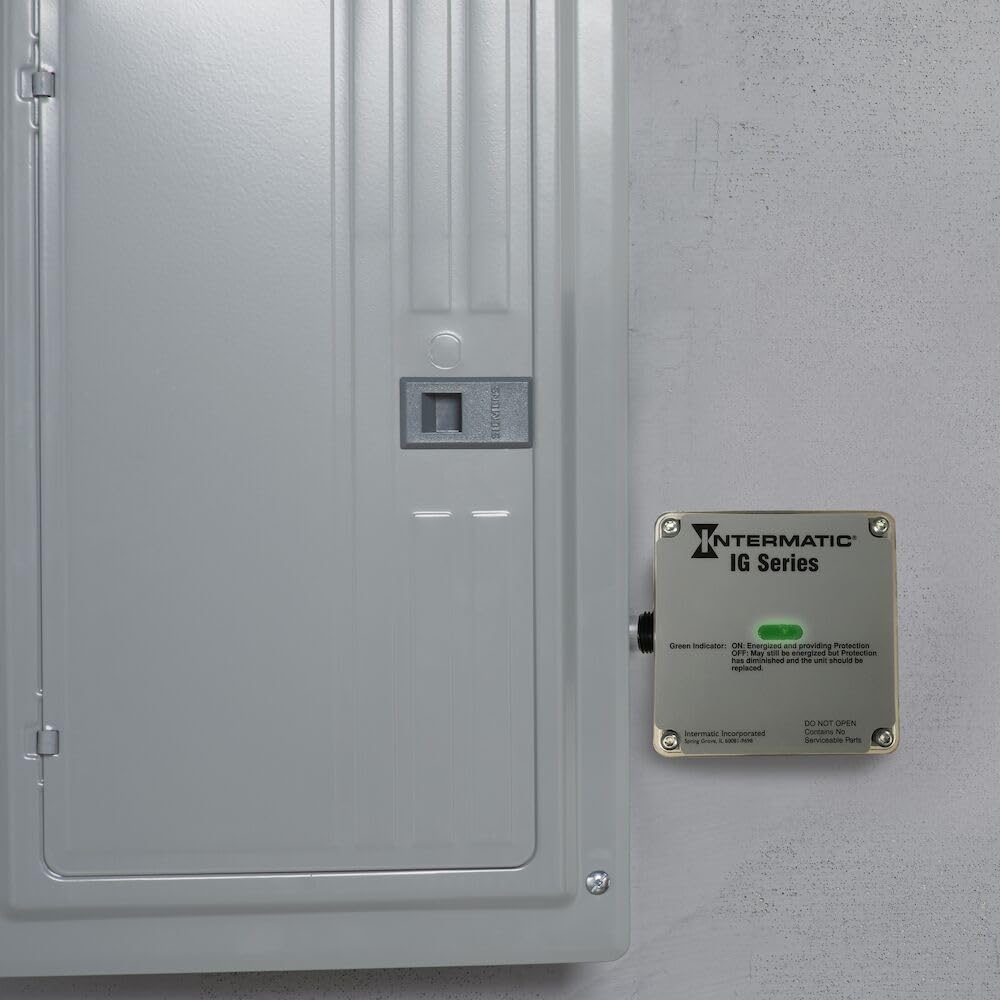 Intermatic IG1200RC3 Whole House Surge Protector - Safeguard Your Home Appliances & Electronics from Power Surges | Ideal for Residential & Commercial Use