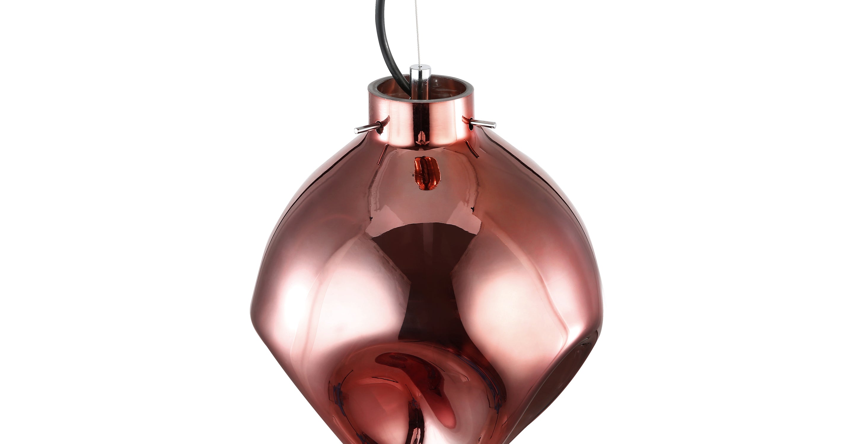 Modern Bette Pendant Light Fixture - Sleek Hanging Chandelier for Kitchen Island, Dining Room & Bedroom Lighting - Adjustable Height Contemporary Ceiling Lamp