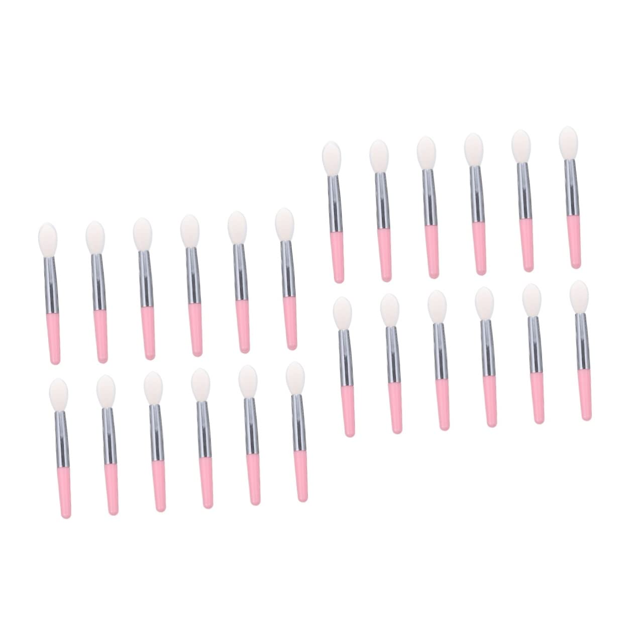 24 Pcs Disposable Silicone Lip Brush Set - Clear Mascara & Eyelash Applicator, Travel Makeup Brush Kit for Lipstick, Lip Mask & Lash Tools | Perfect for Home, Salon & Travel Cosmetics Application