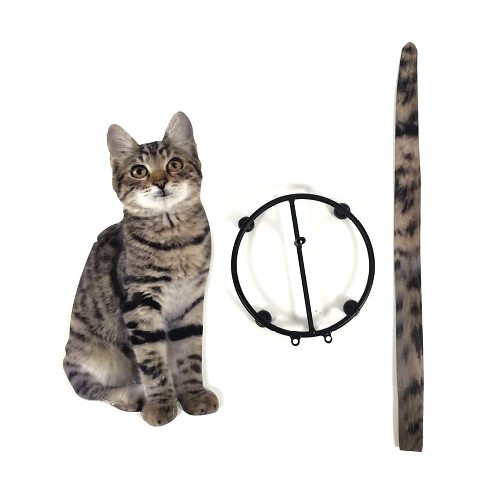 Valink Cat Shaped Toilet Paper Holder - Creative Metal Roll Paper Storage Rack with Cute Kitten Design - Perfect Gift for Cat Lovers - Ideal for Bathroom, Kitchen & Home Decor