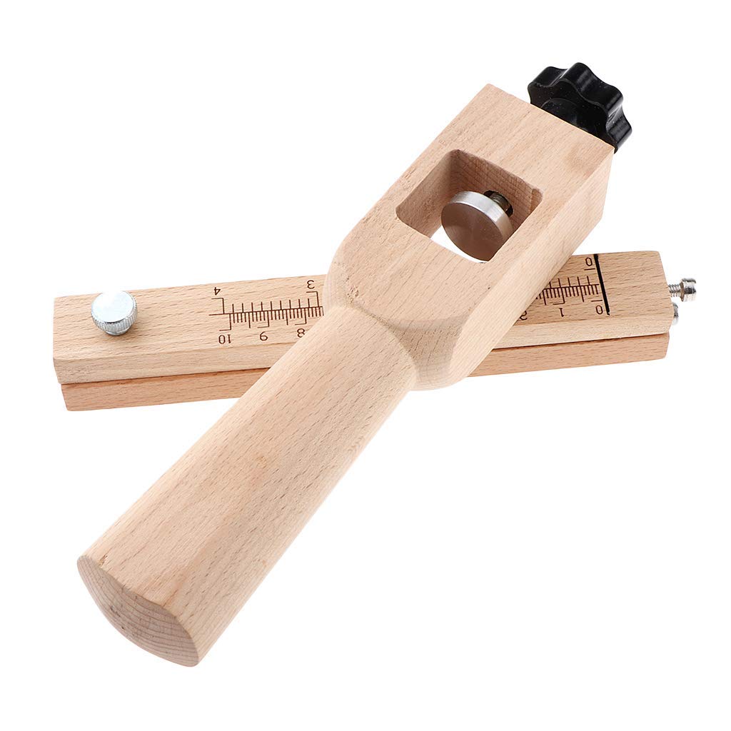 Adjustable Wooden Strips & Straps Cutter - Precision Leather Craft Cutting Tool for DIY Projects, Belt Making & Leatherworking (Perfect for Crafters & Professionals)