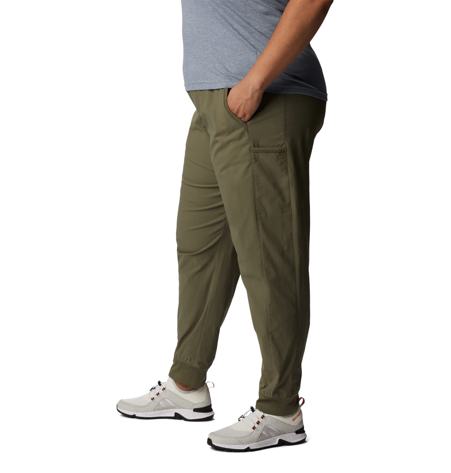 Columbia Women's Leslie Falls Jogger - Lightweight Water-Resistant Jogging Pants for Hiking, Yoga & Casual Wear - Perfect for Outdoor Adventures & Lounge Comfort