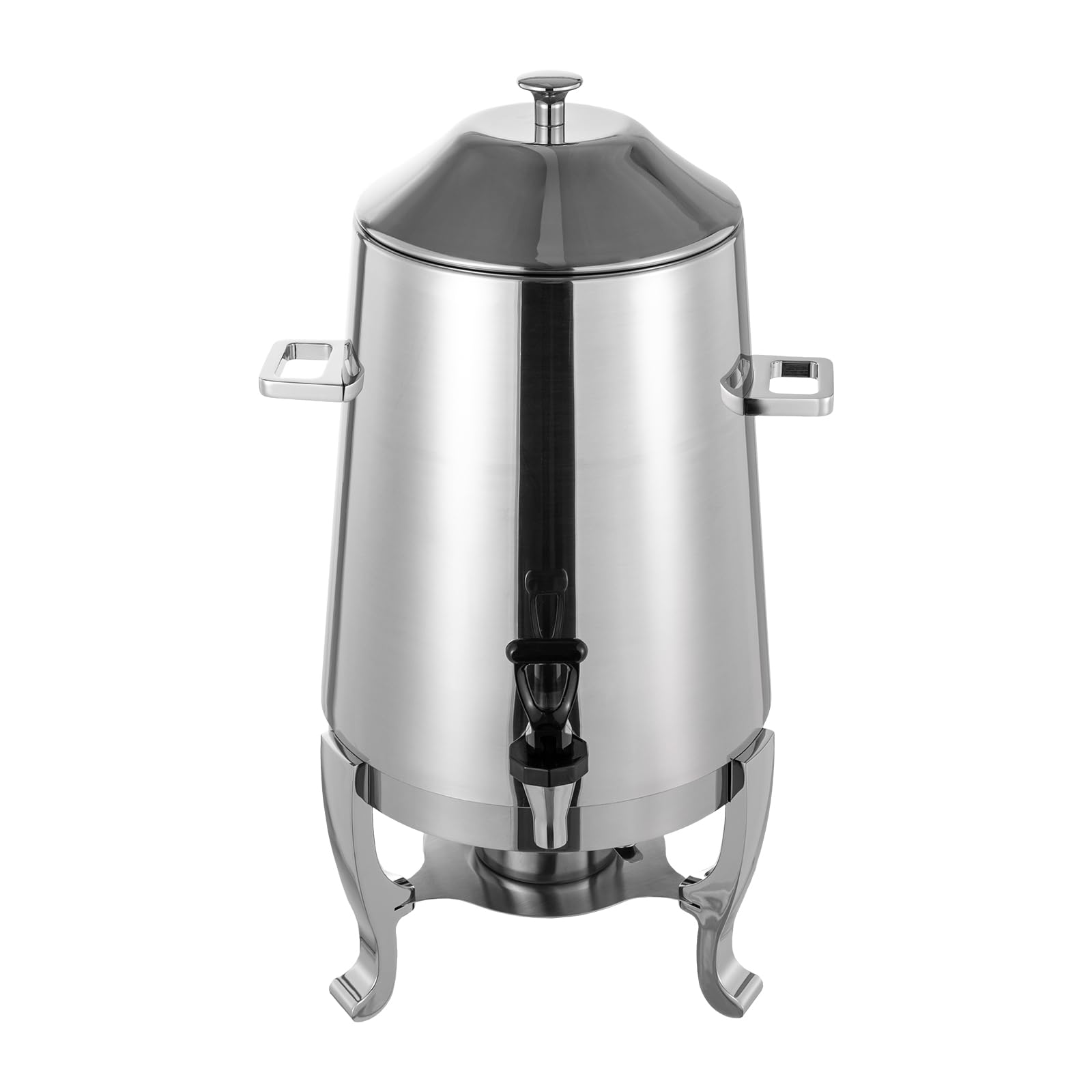 13L Commercial Stainless Steel Hot Beverage Dispenser with Spigot - Coffee Chafer Urn for Hot Water, Tea & Drinks - Ideal for Catering, Buffets, Restaurants & Office Events (13L, Silver)