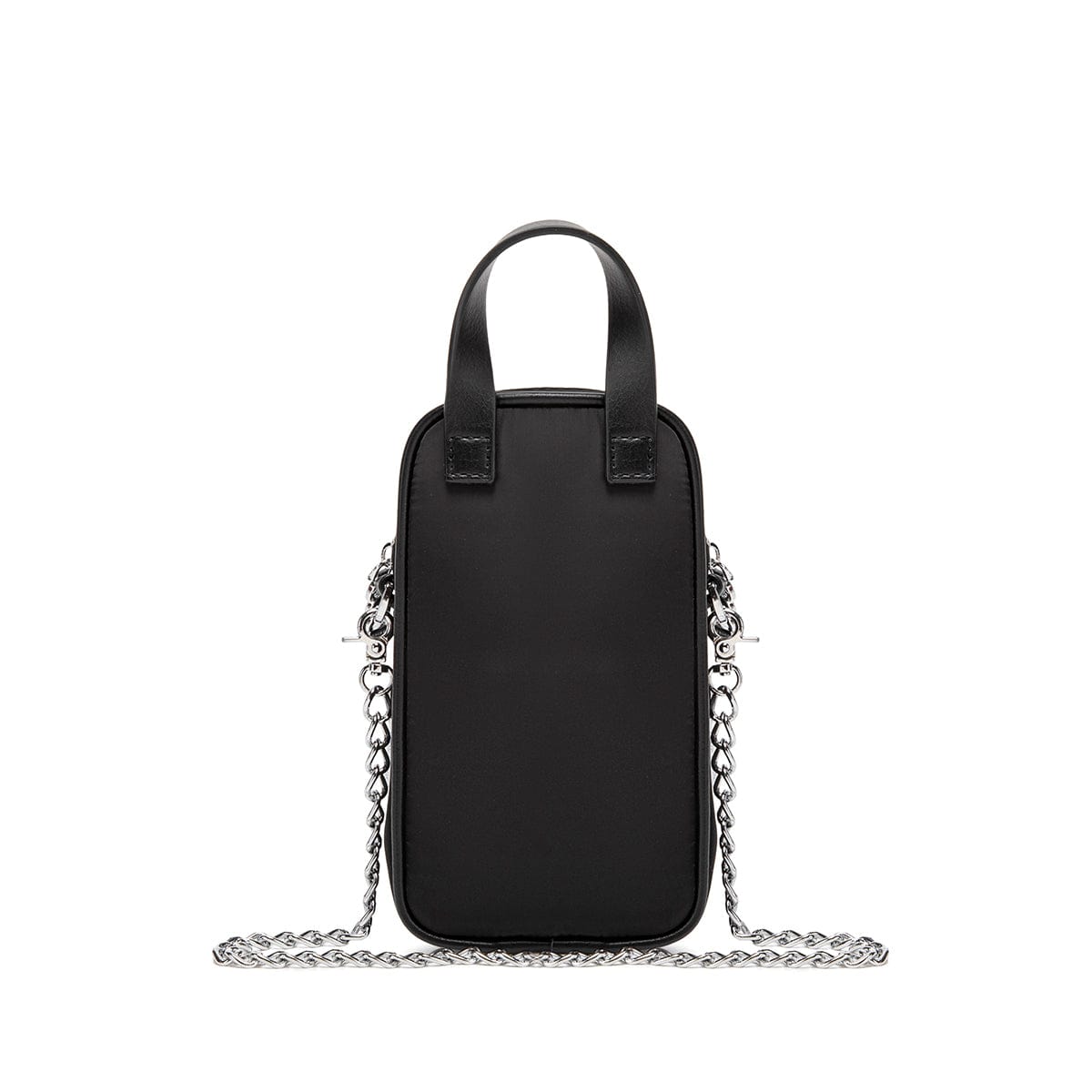 Cassandra Vegan Leather Phone Crossbody Bag - Black Nylon Crossbody Purse for Women | Perfect for Travel, Shopping & Everyday Use