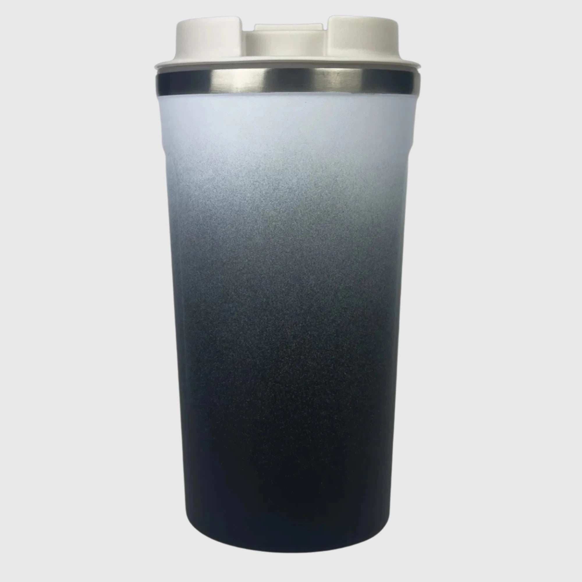 Premium 500ml Stainless Steel Insulated Travel Coffee Mug - Midnight Black - Keeps Drinks Hot/Cold for Hours - Perfect for Commuting, Camping & Office Use