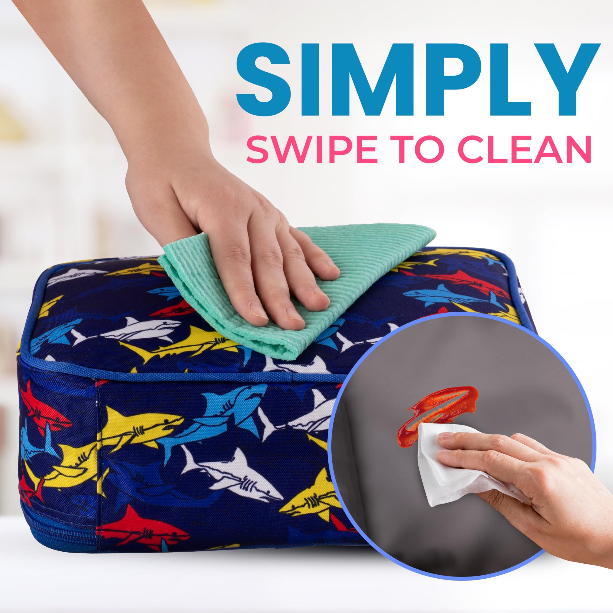Zulay Premium Insulated Lunch Bag - BPA Free, Leak Proof & Thermal Insulation for Work, School & Picnics | Portable Cooler for Meals & Drinks