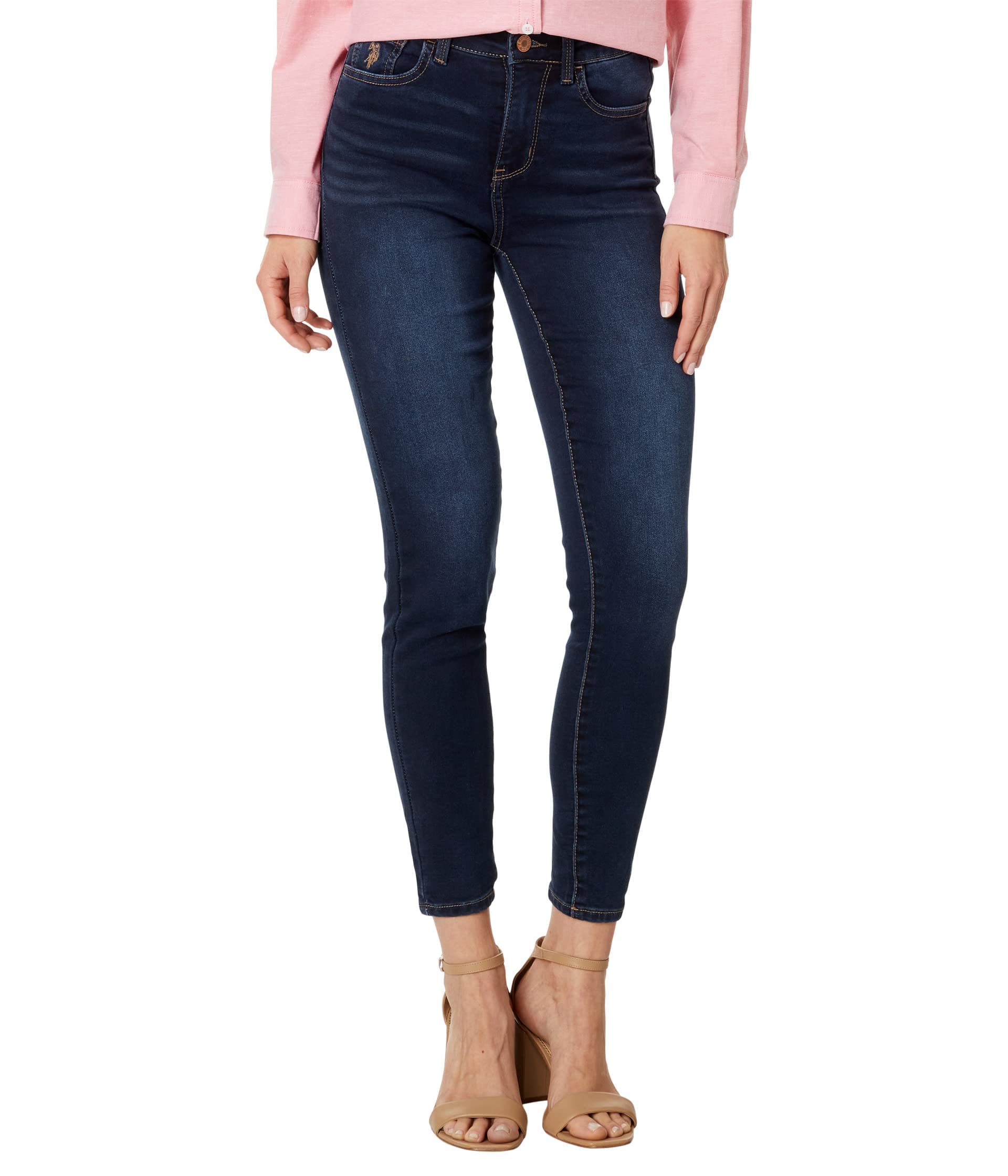 USPA Ultra High-Rise Jeans - Dark Wash Denim for Women | Casual & Office Wear