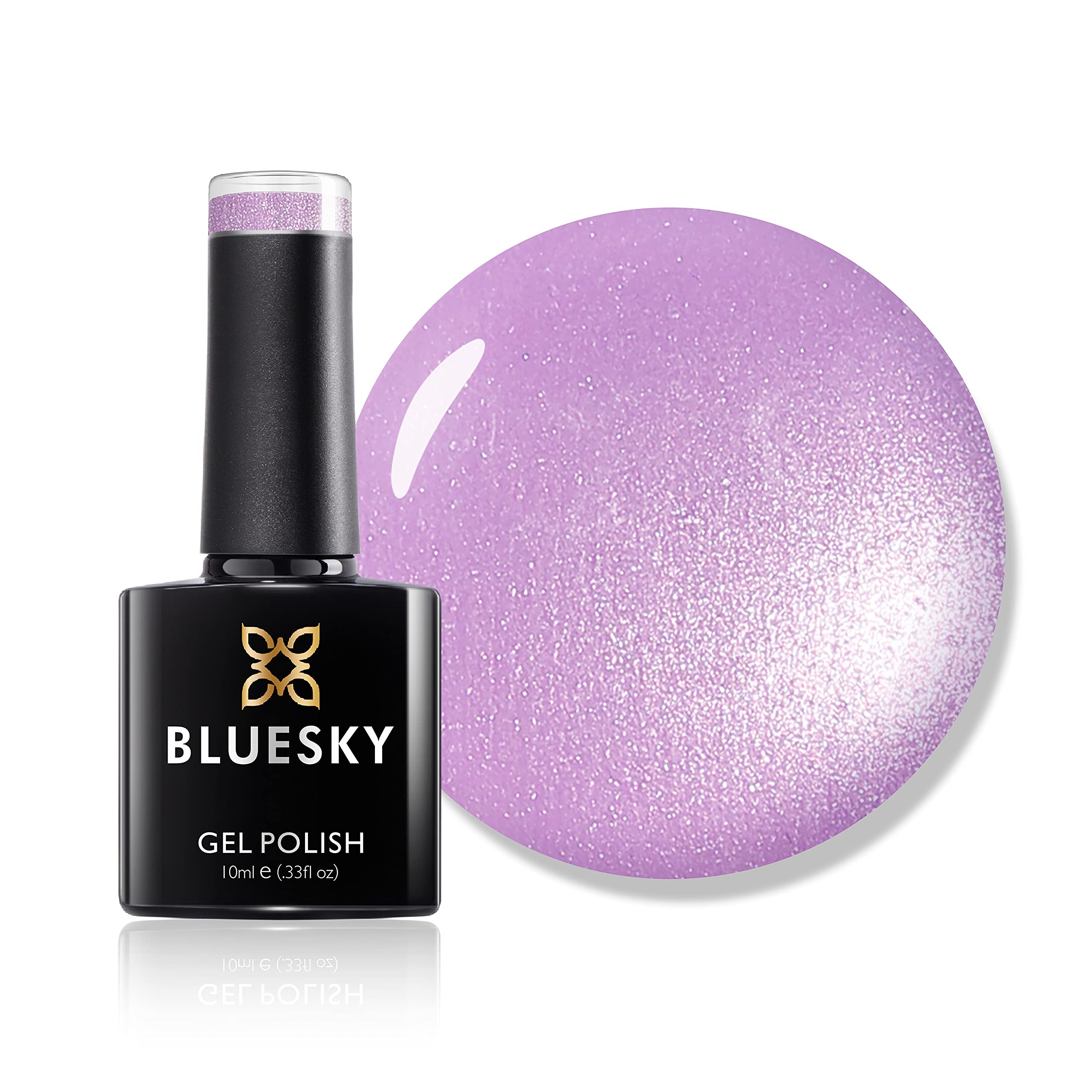 Bluesky Gel Nail Polish - Beckoning Begonia 80597 Light Purple, 10ml | Long-Lasting, Chip-Resistant UV LED Nail Polish | Perfect for Salon-Quality Manicures & Home Nail Art
