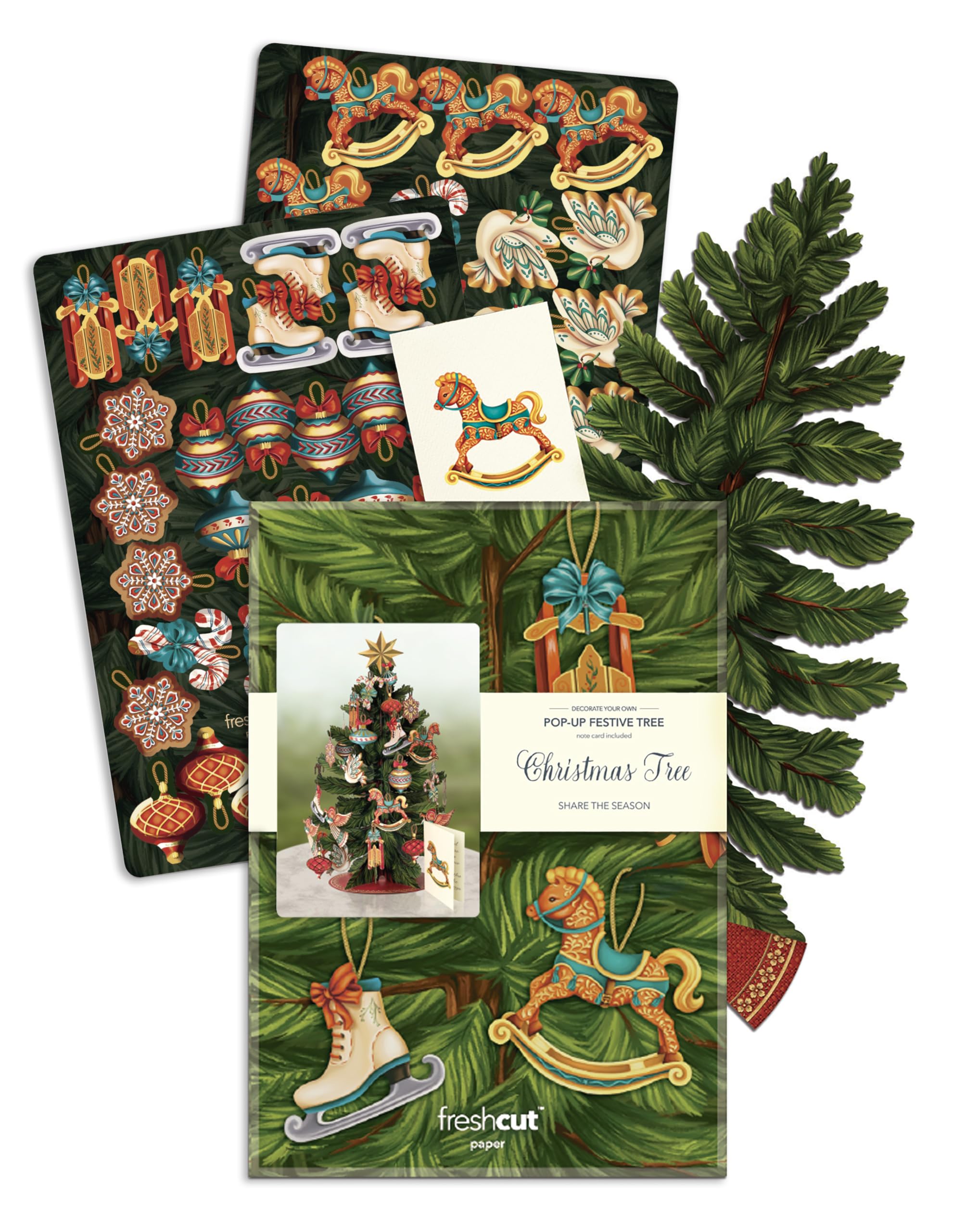 3D Popup Greeting Cards - Birthday & Christmas Gift Cards with Envelopes for Special Occasions