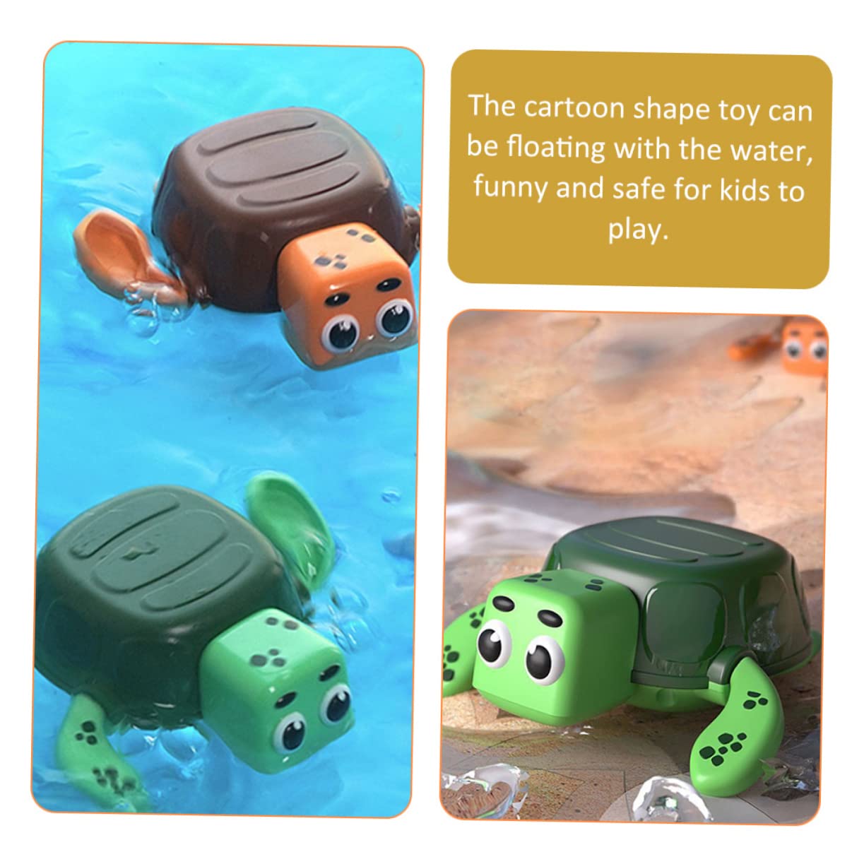 UPKOCH 3-Piece Kids Bath Toys Set - Fun Water Play Bathtub Toys for Toddlers & Babies - BPA-Free Plastic Floating Toys for Bathtime, Pool & Beach Play