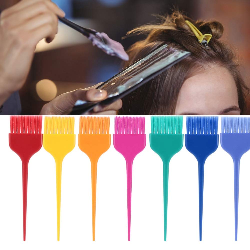 7Pcs XL Professional Hair Dye Brush Set - Salon Grade Hair Coloring Kit with Tinting Brushes & Applicators for Home & Barber Use | Perfect for Balayage, Highlights & Root Touch-Ups