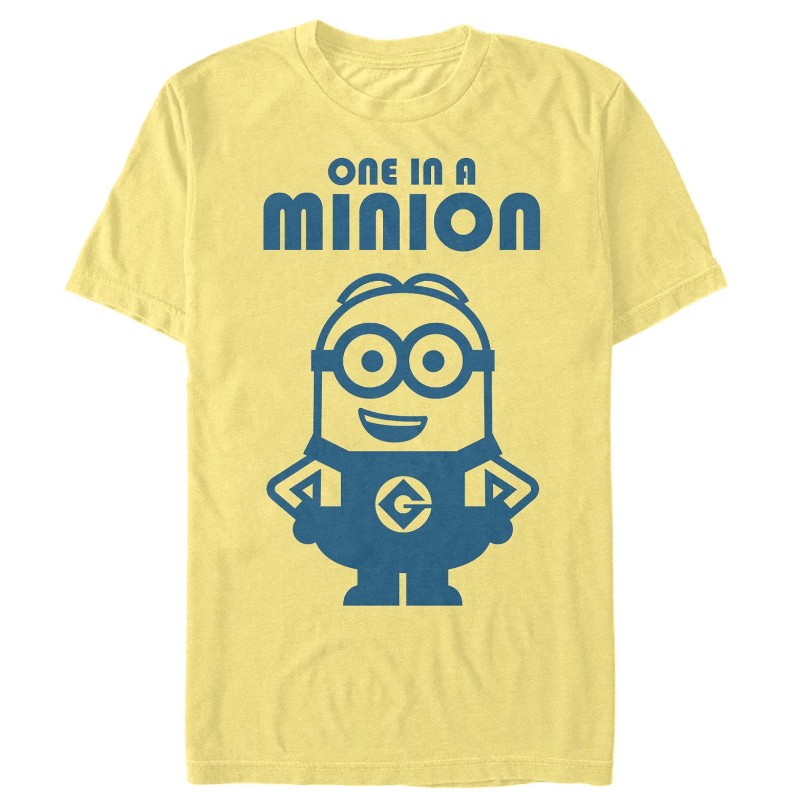 Despicable Me Minion Smile Graphic T-Shirt for Men - Funny Cartoon Movie Tee for Casual Wear & Fan Gifts